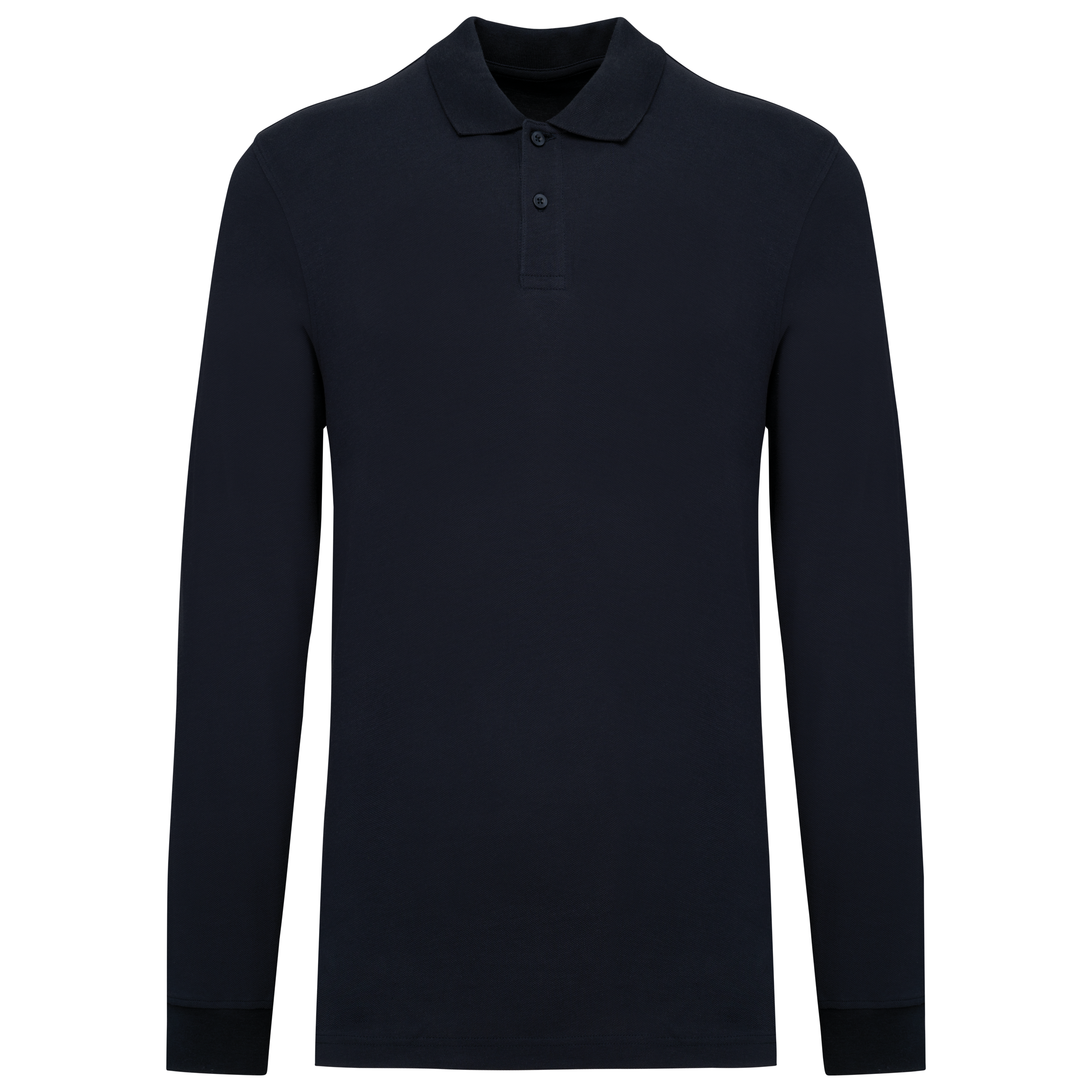 Miniature 3 pour Polo piqué manches longues Bio180 homme