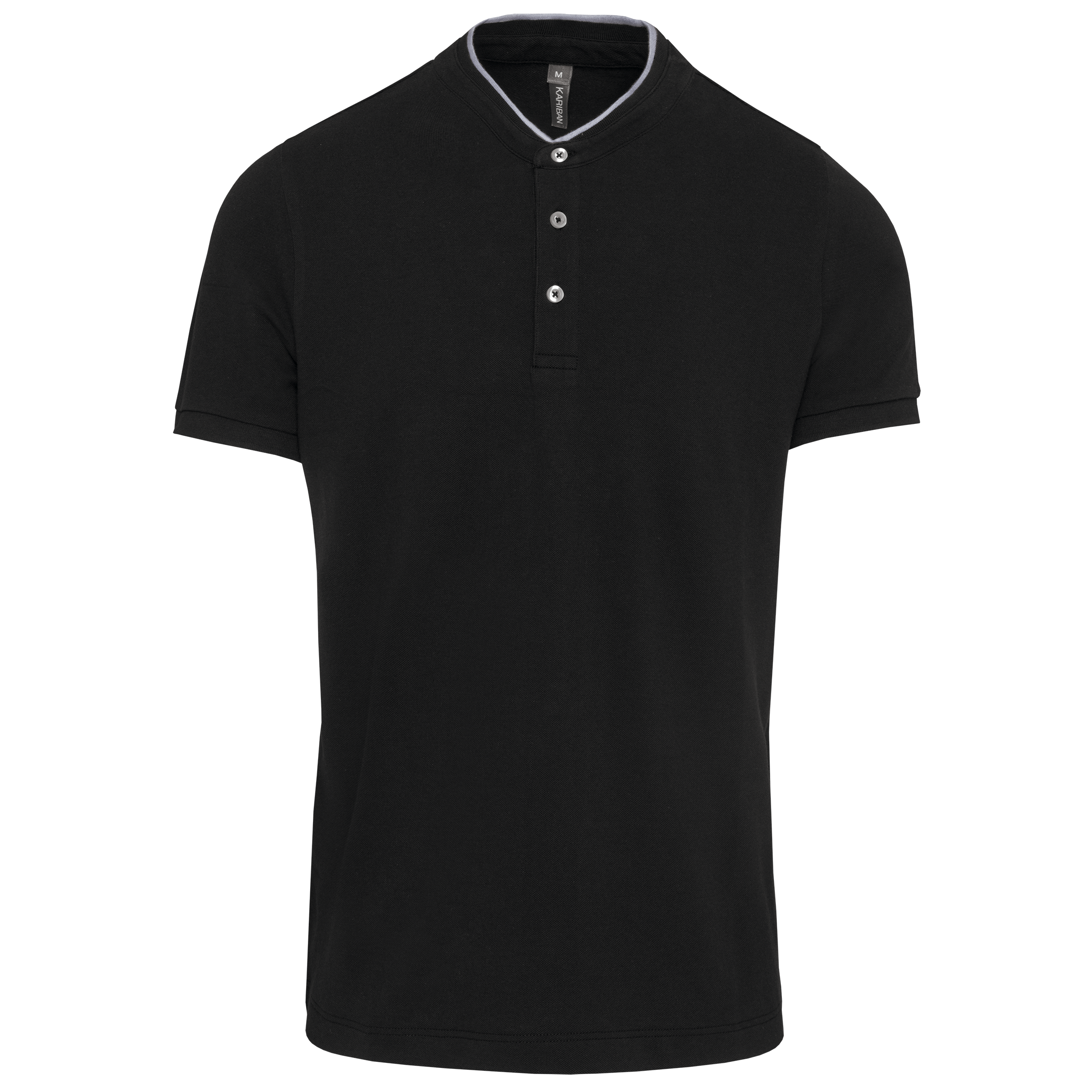 Miniature 8 pour Polo col mao manches courtes homme