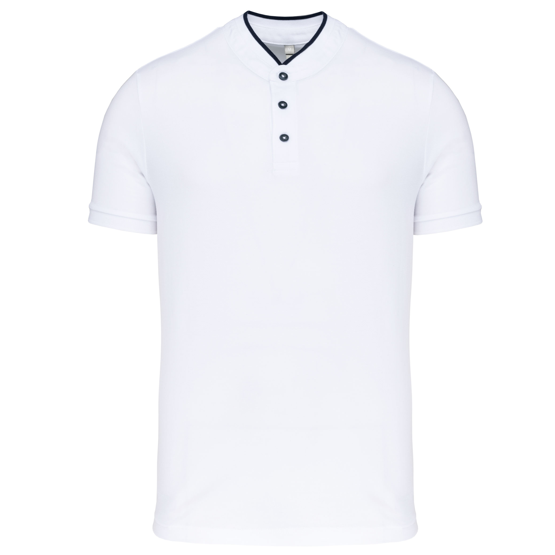 Miniature 11 pour Polo col mao manches courtes homme