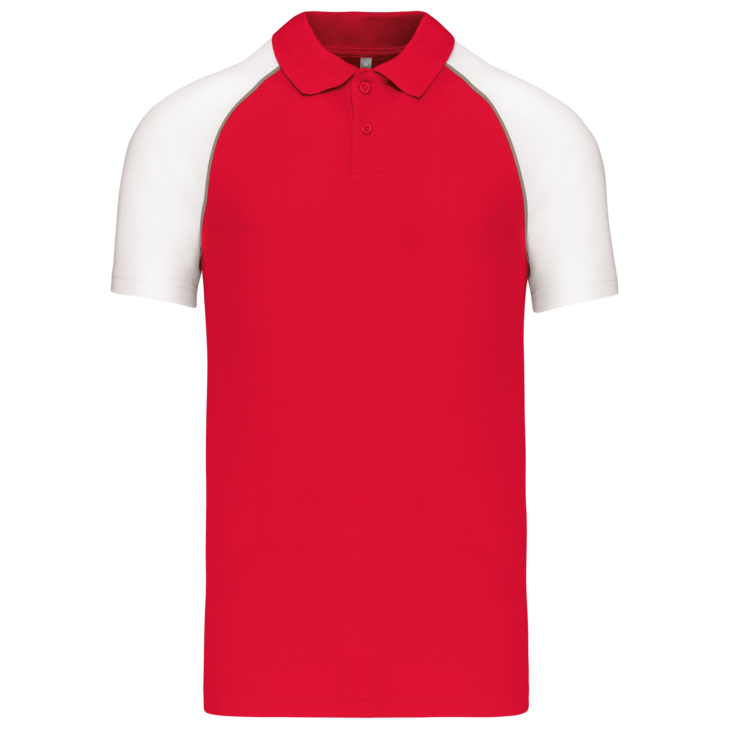 Miniature 16 pour Polo baseball manches courtes