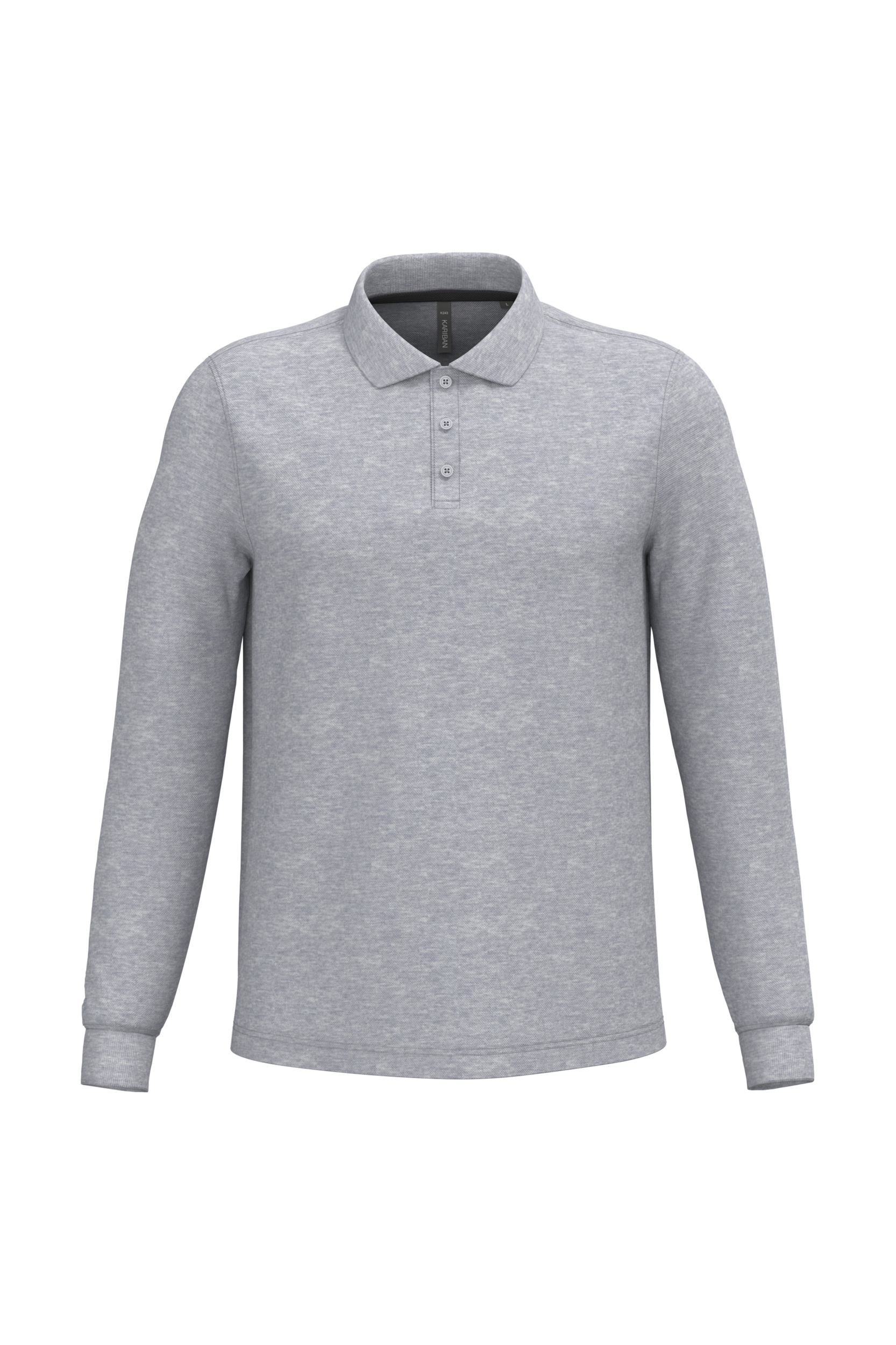 Miniature 20 pour Polo manches longues homme