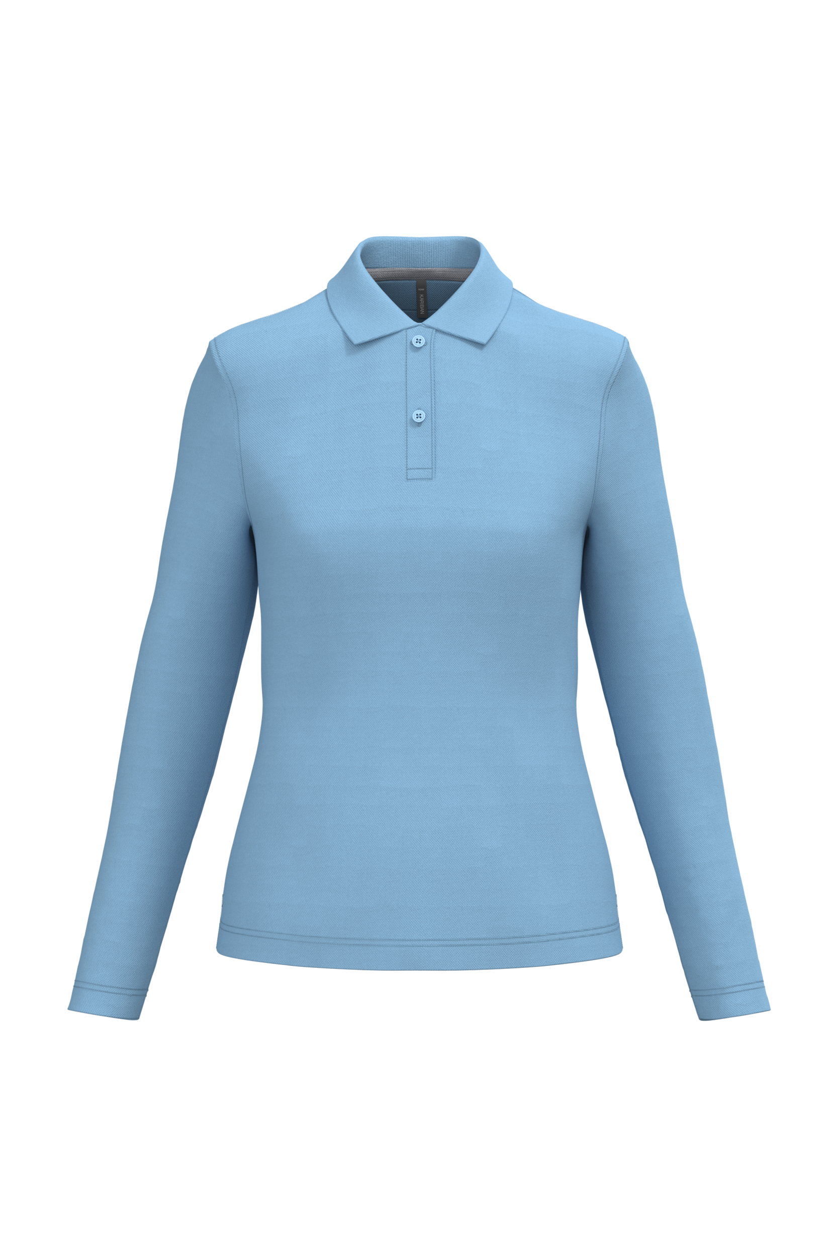 Miniature 25 pour Polo manches longues femme