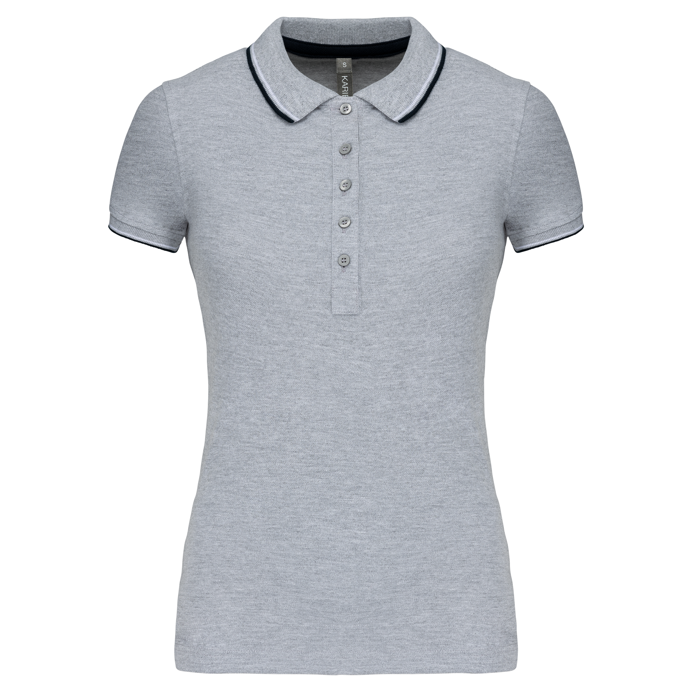 Miniature 24 pour Polo manches courtes femme