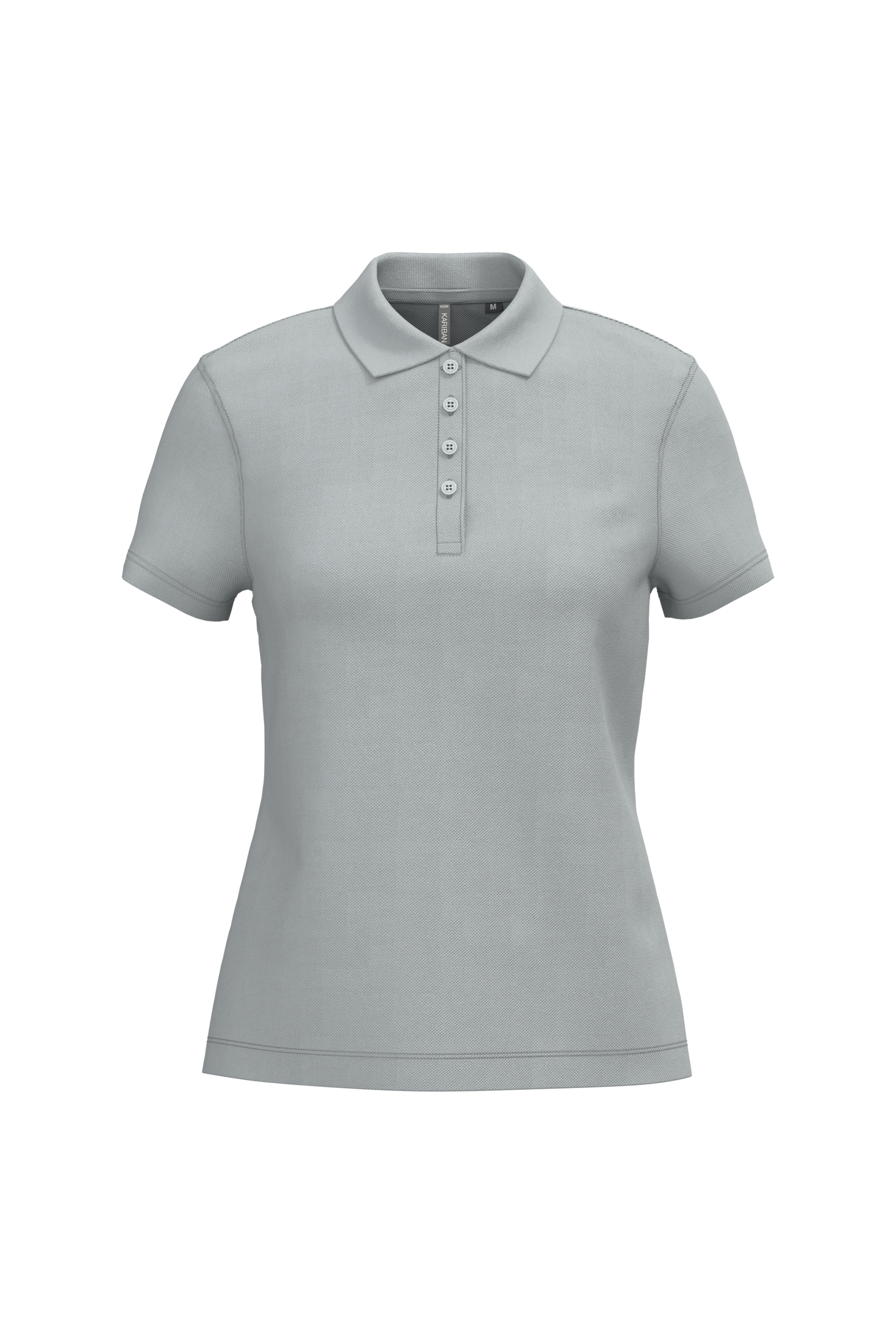 Miniature 30 pour Polo piqué manches courtes femme