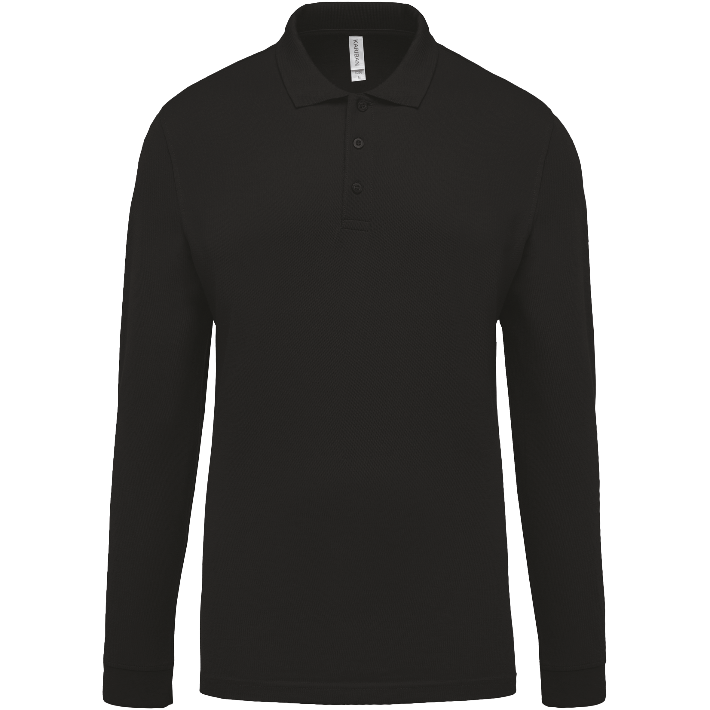 Miniature 11 pour Polo piqué manches longues homme