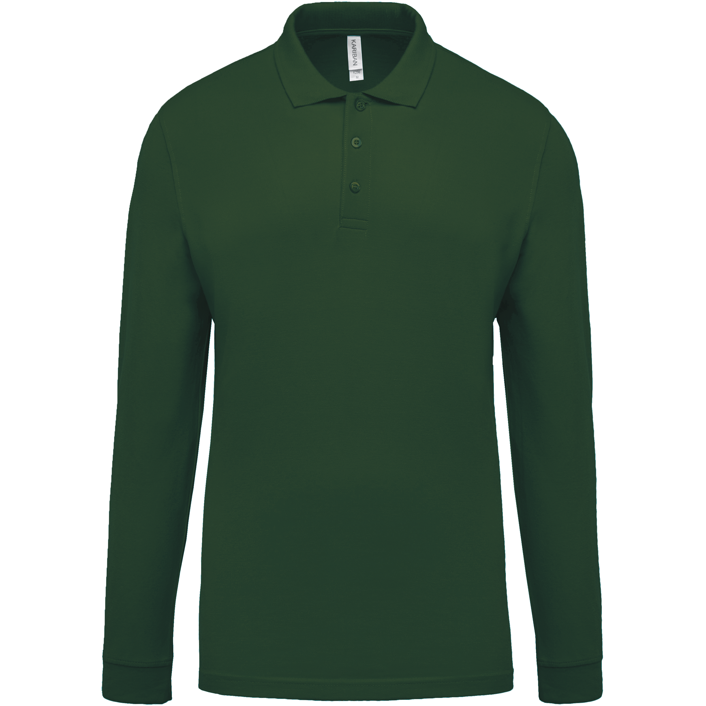 Miniature 13 pour Polo piqué manches longues homme