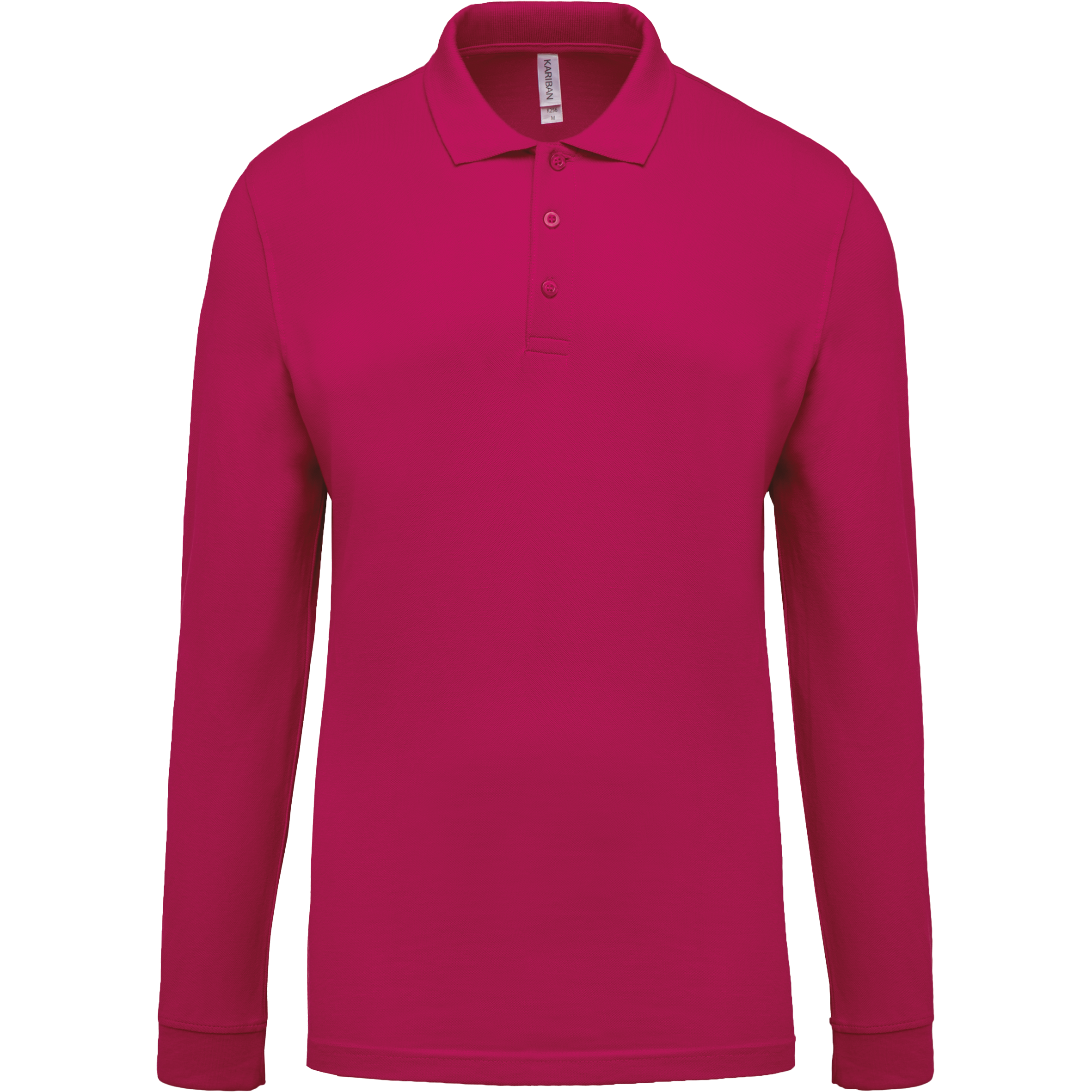 Miniature 14 pour Polo piqué manches longues homme