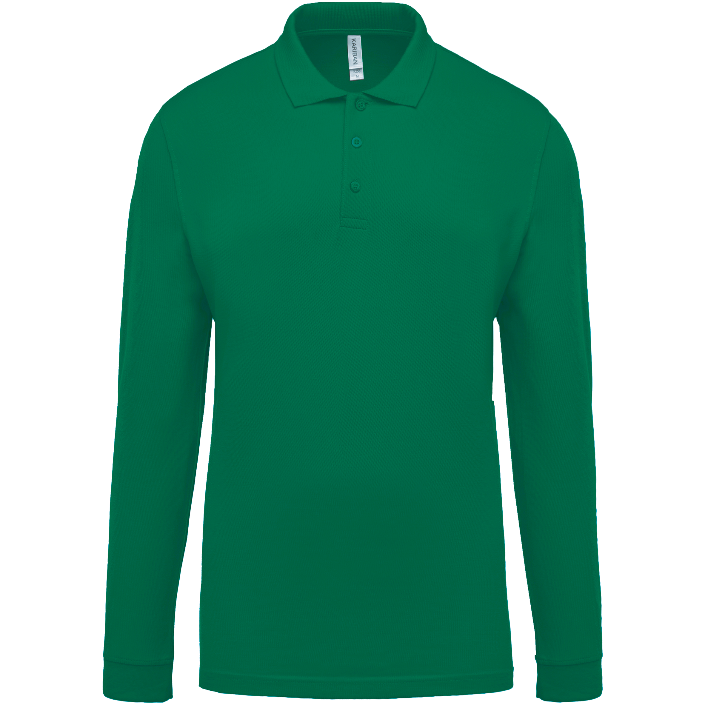 Miniature 15 pour Polo piqué manches longues homme