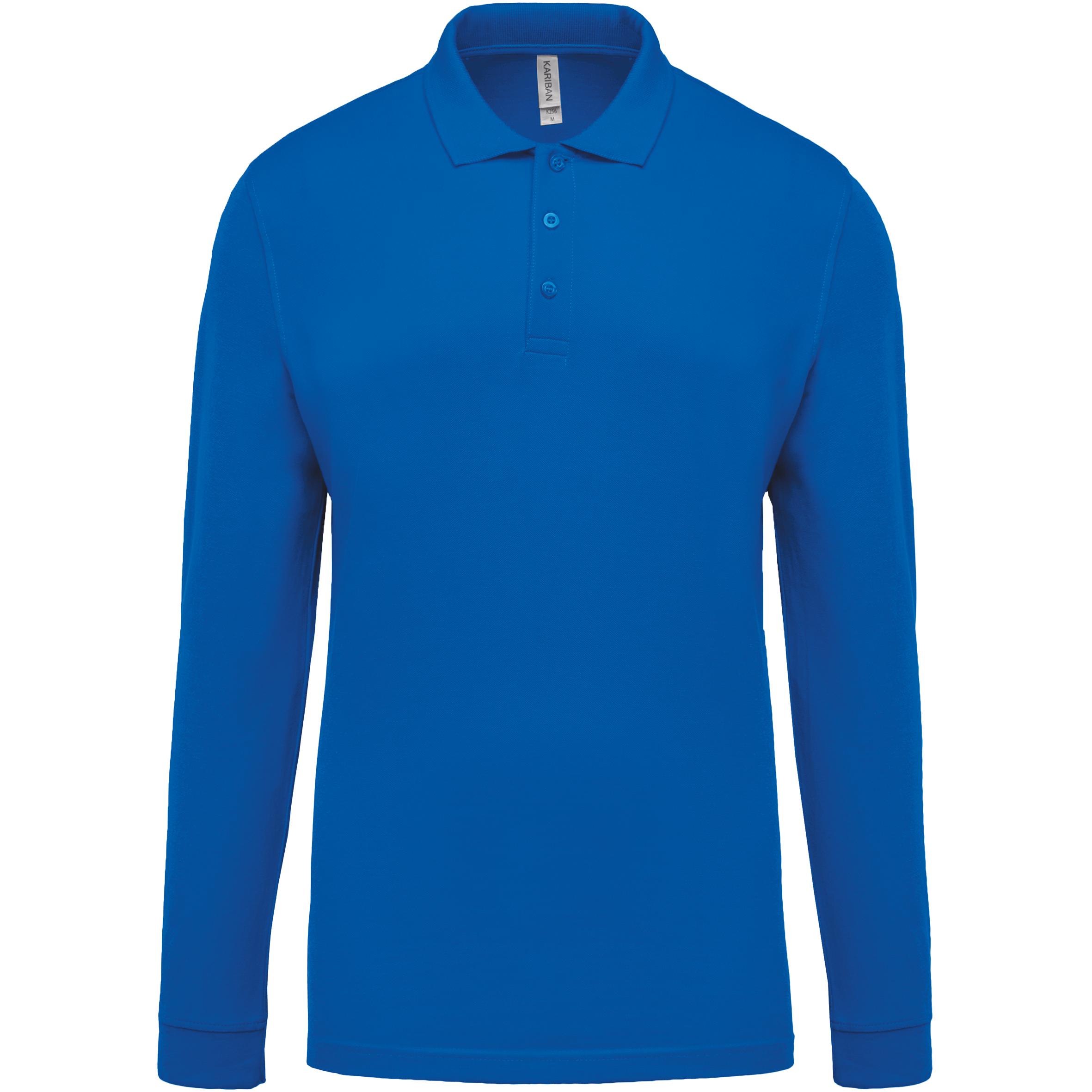 Miniature 16 pour Polo piqué manches longues homme
