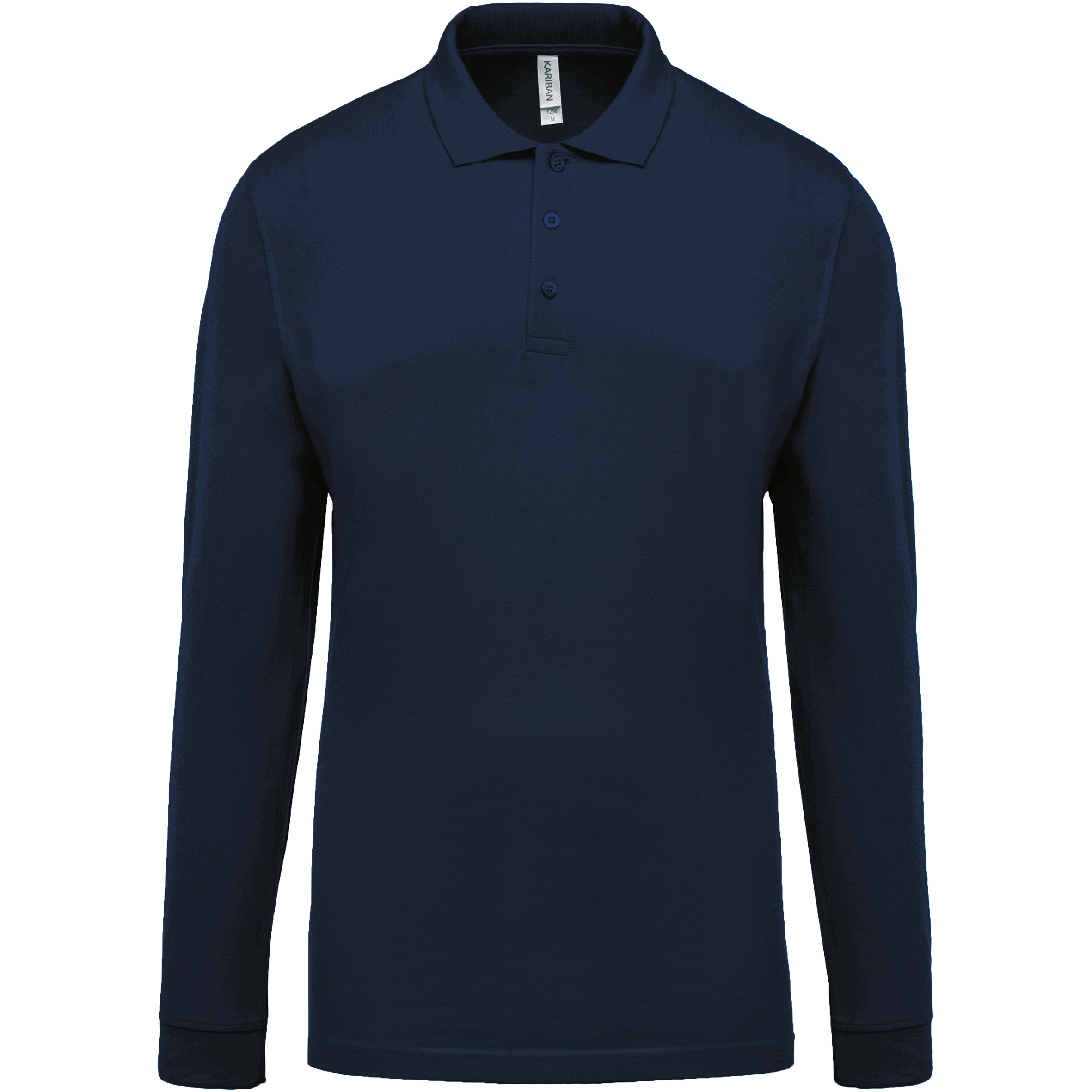 Miniature 17 pour Polo piqué manches longues homme