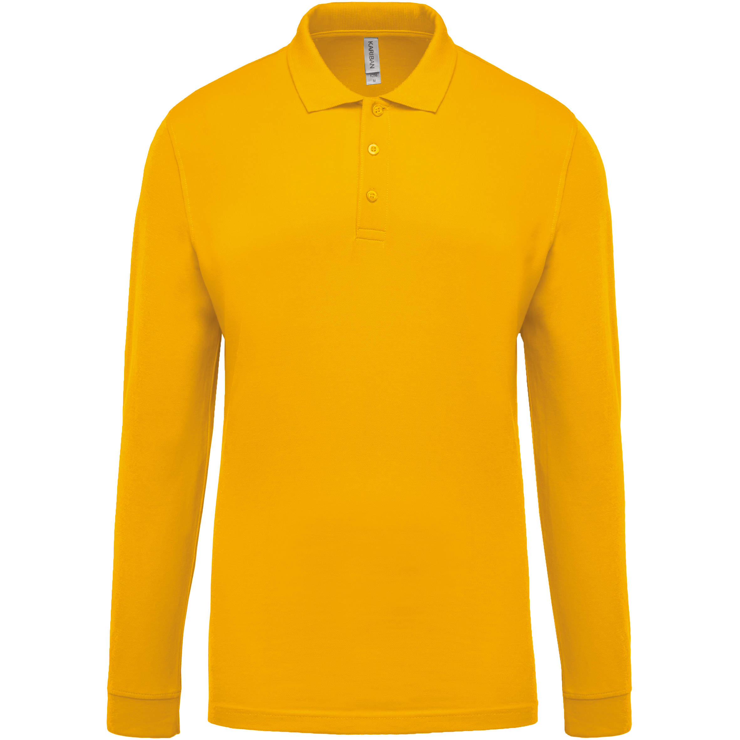 Miniature 25 pour Polo piqué manches longues homme