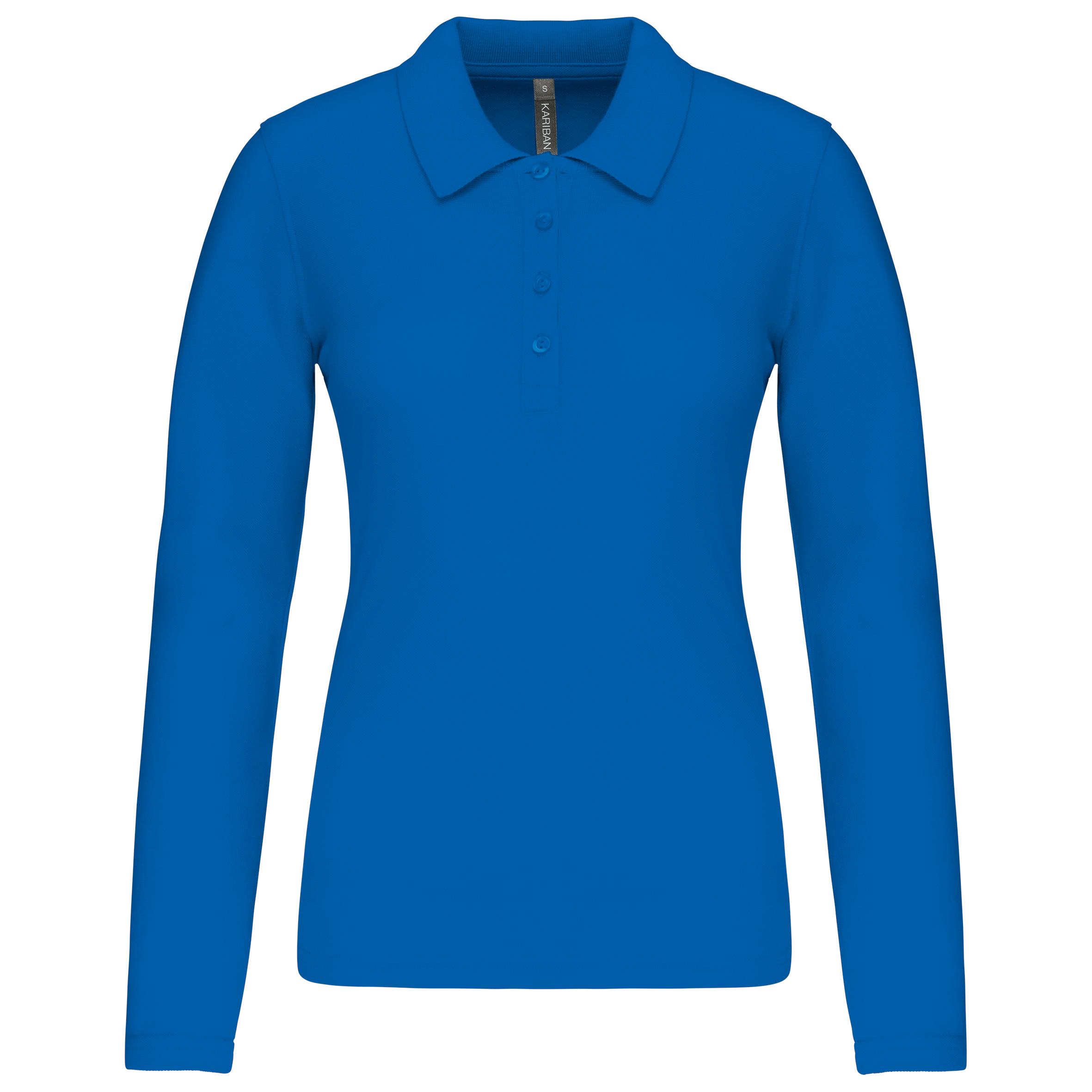 Miniature 16 pour Polo piqué manches longues femme