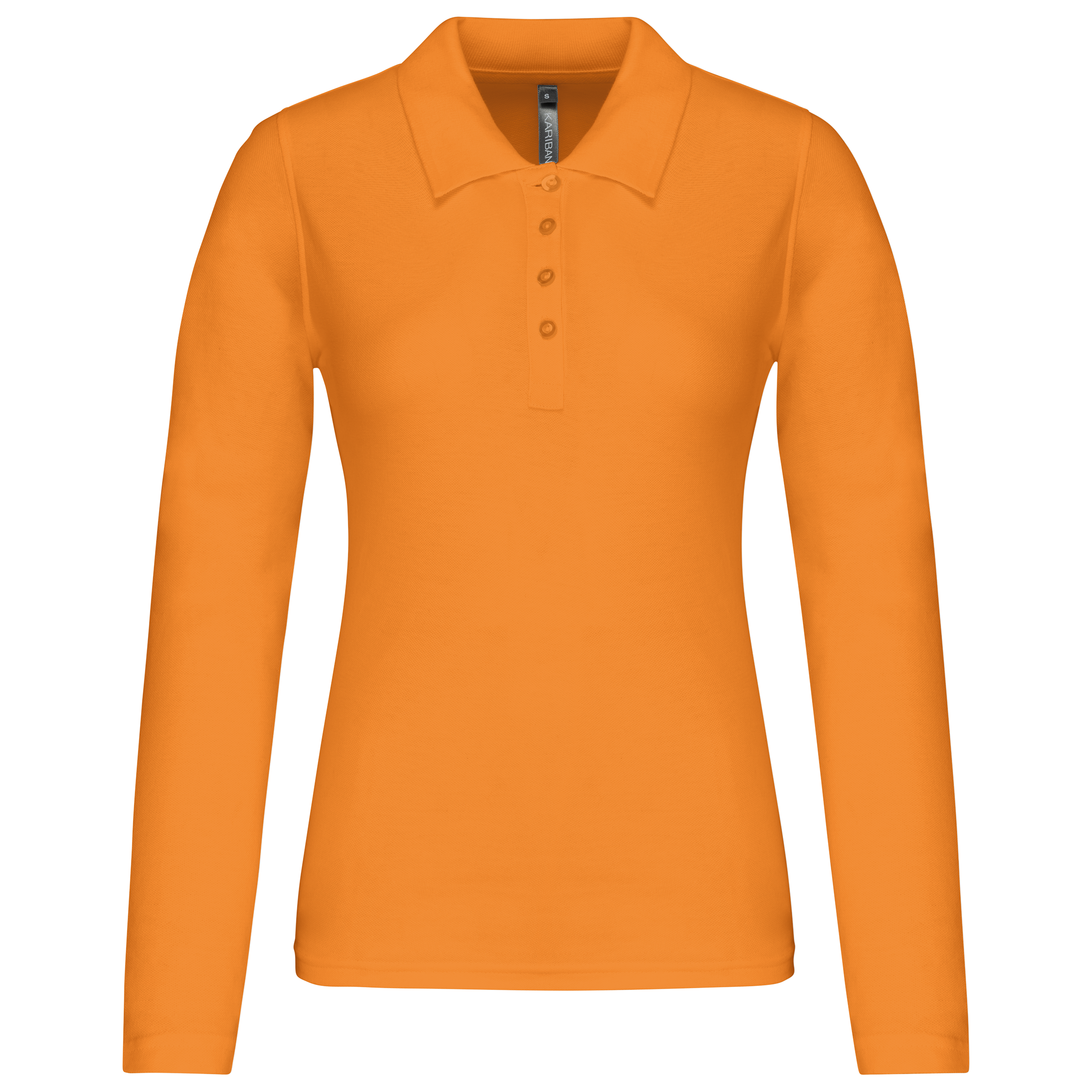 Miniature 18 pour Polo piqué manches longues femme