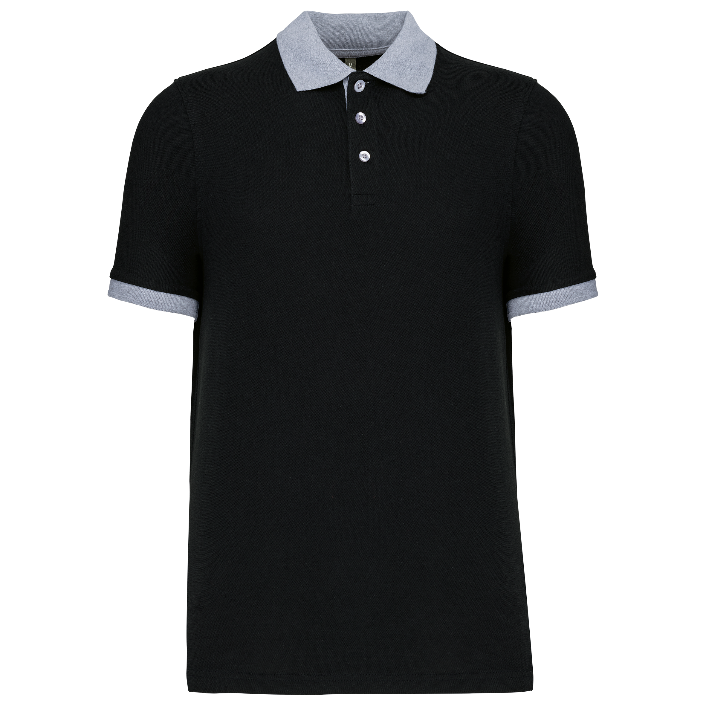 Miniature 10 pour Polo piqué bicolore homme