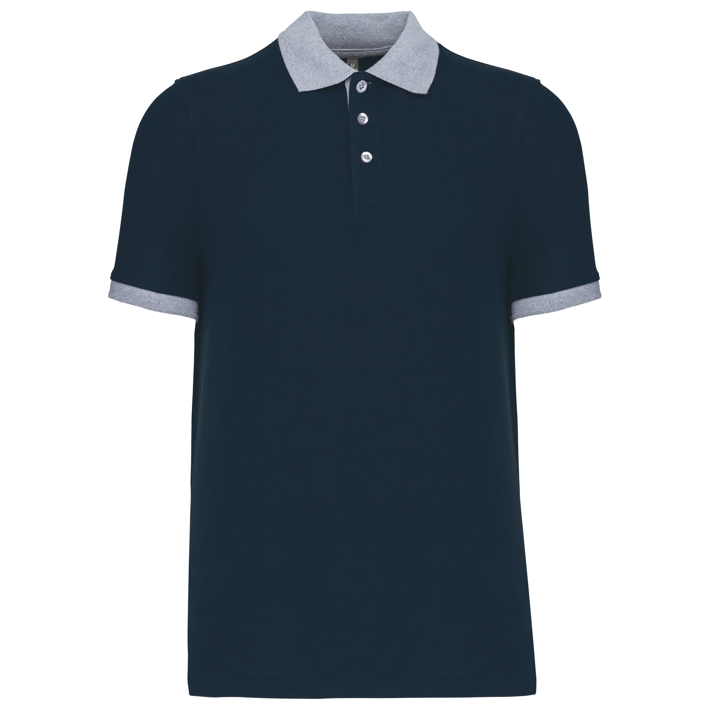 Miniature 12 pour Polo piqué bicolore homme