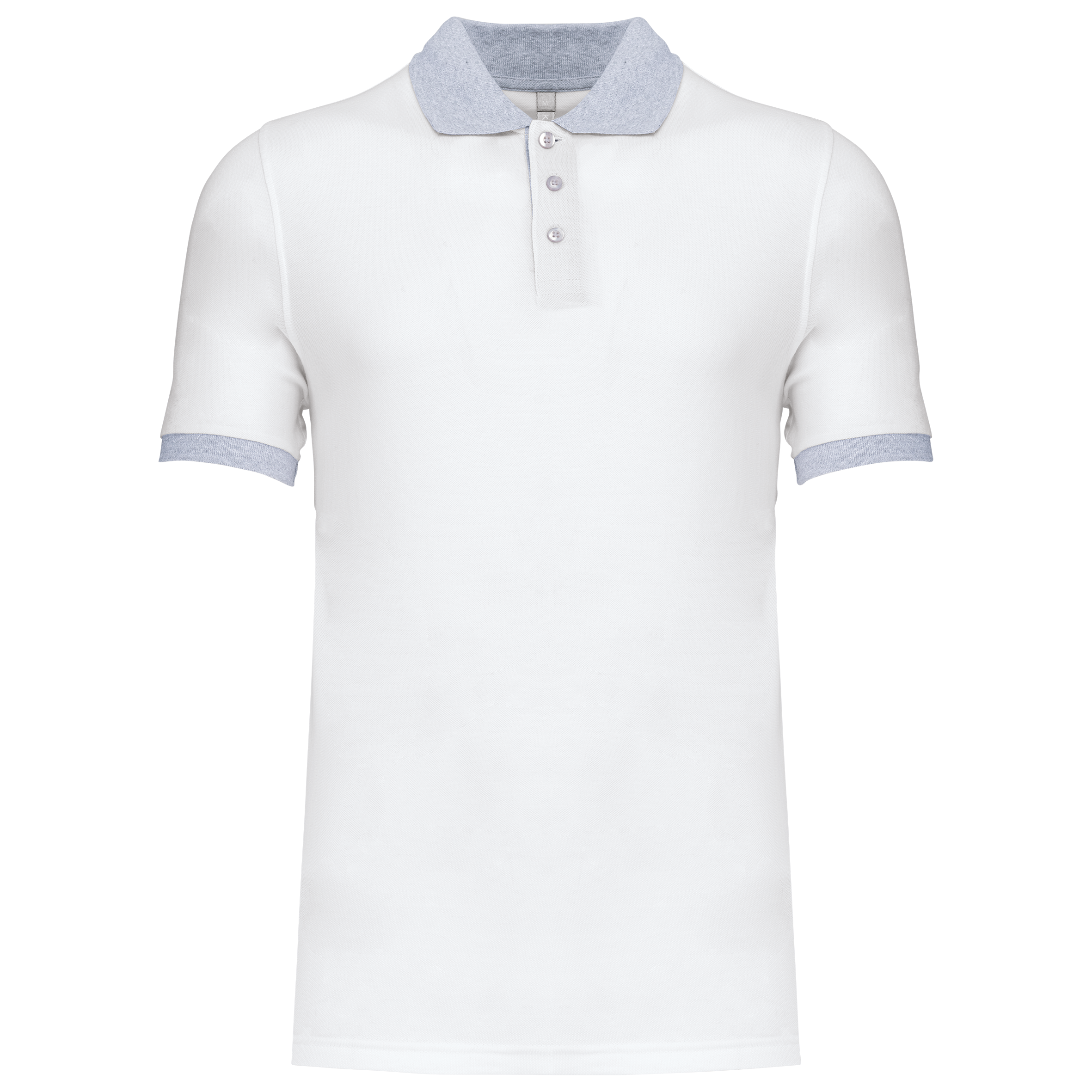 Miniature 14 pour Polo piqué bicolore homme