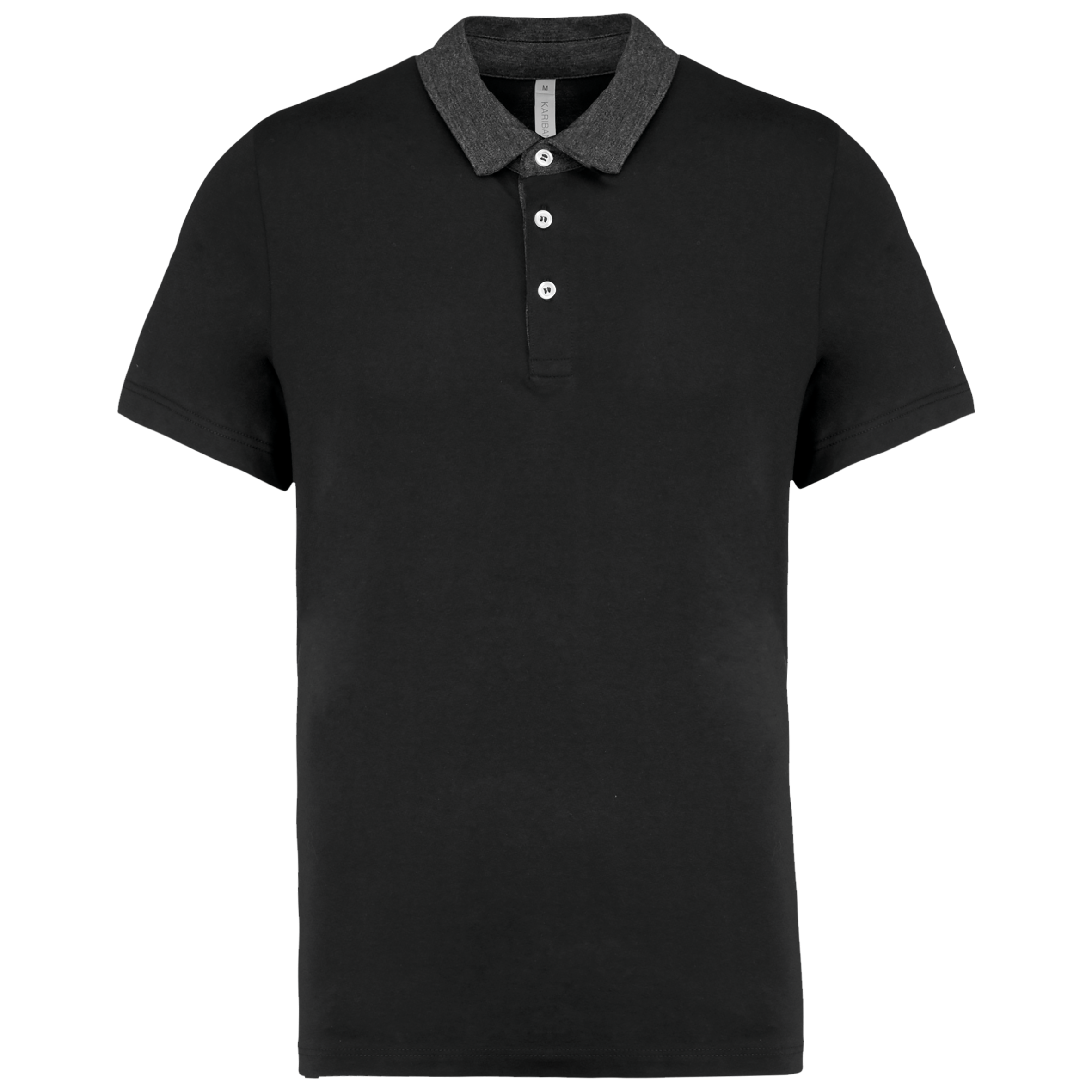 Miniature 12 pour Polo jersey bicolore homme