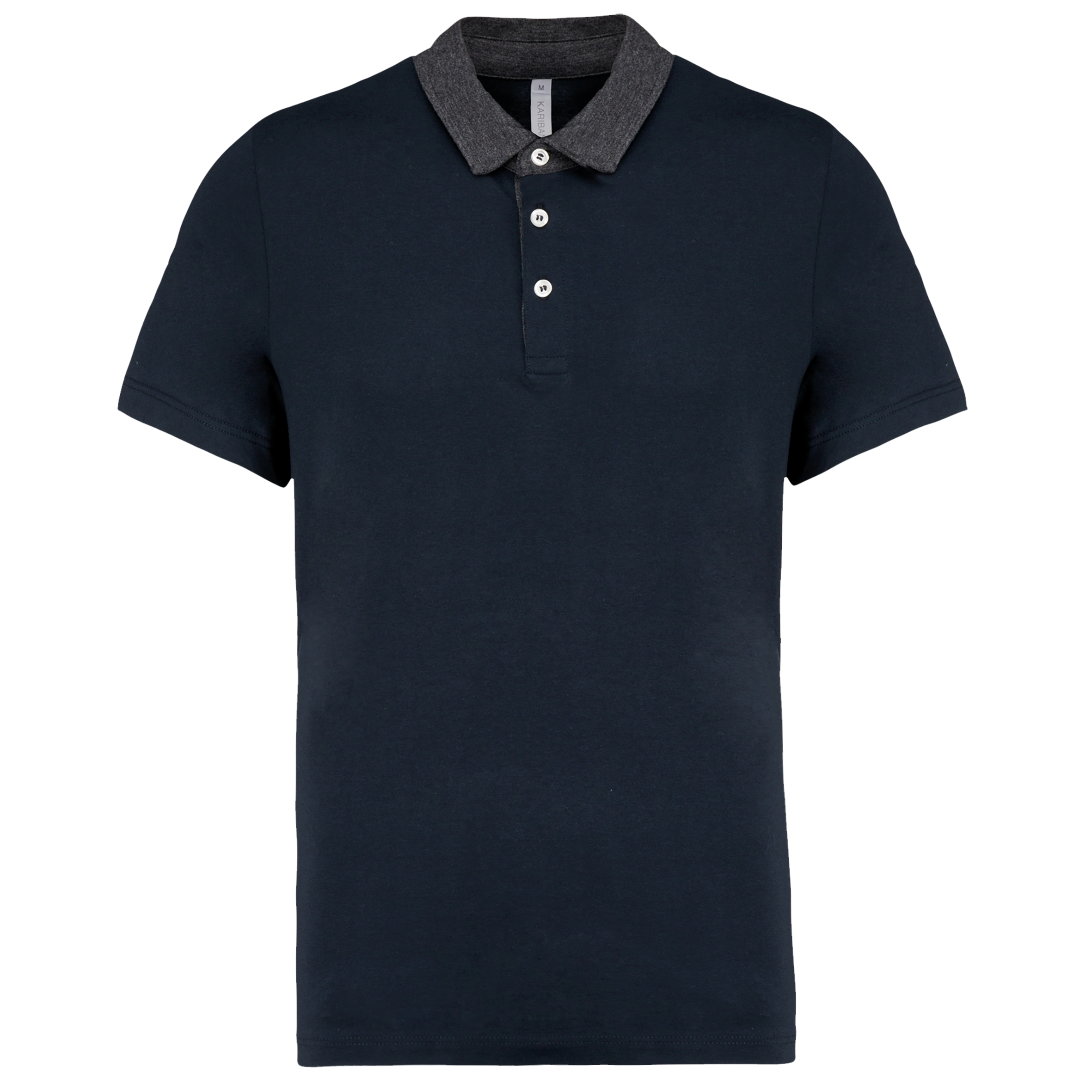 Miniature 15 pour Polo jersey bicolore homme