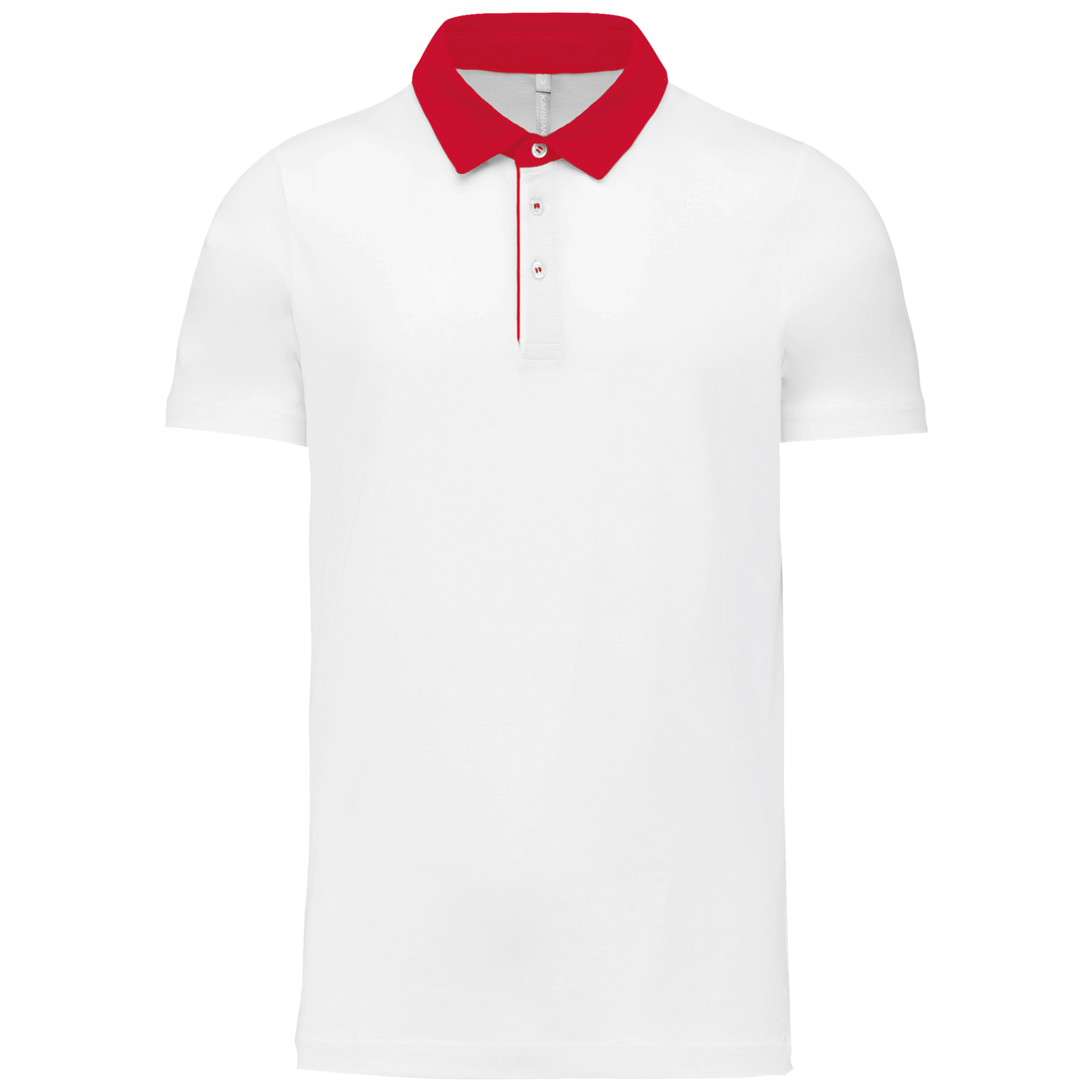Miniature 18 pour Polo jersey bicolore homme
