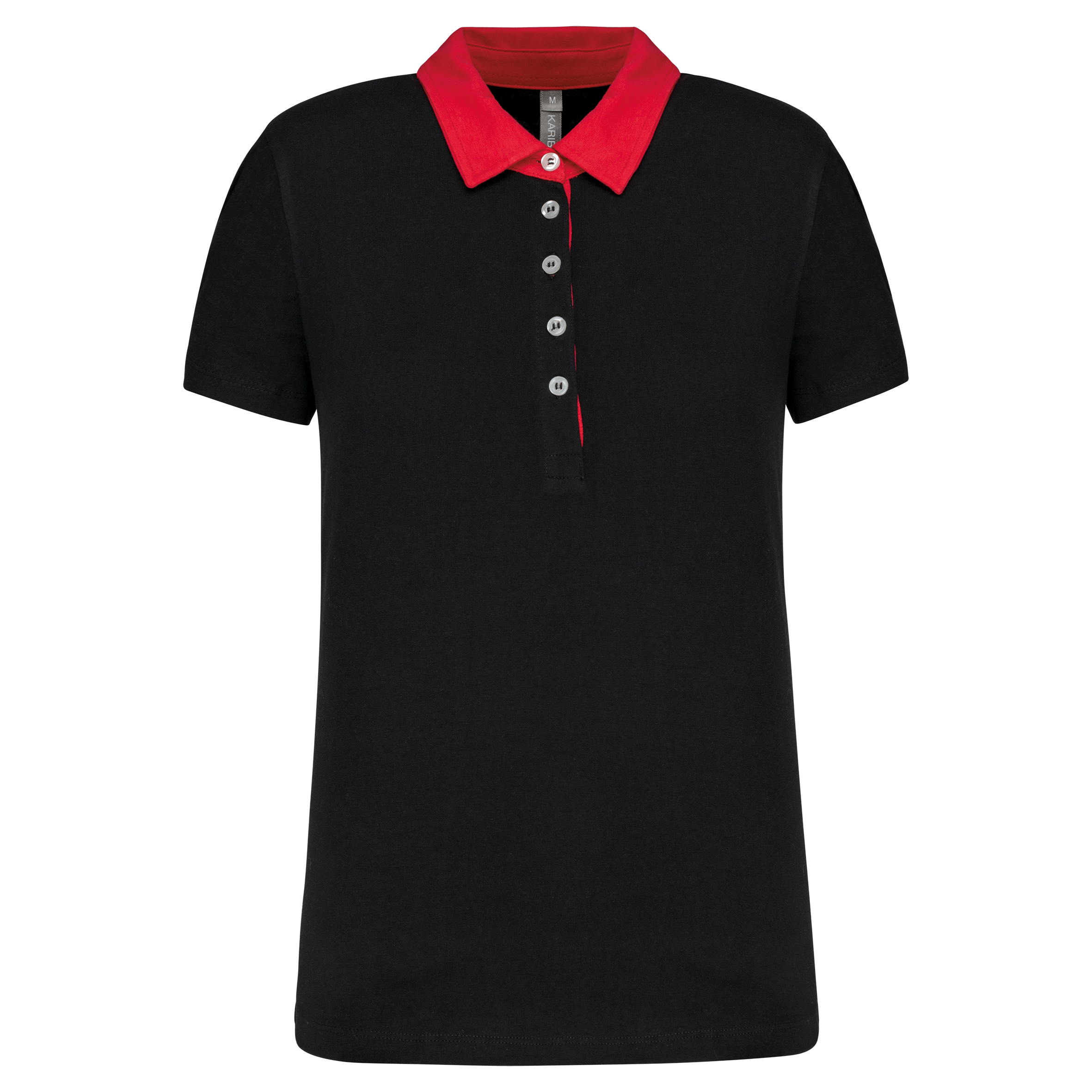 Miniature 13 pour Polo jersey bicolore femme