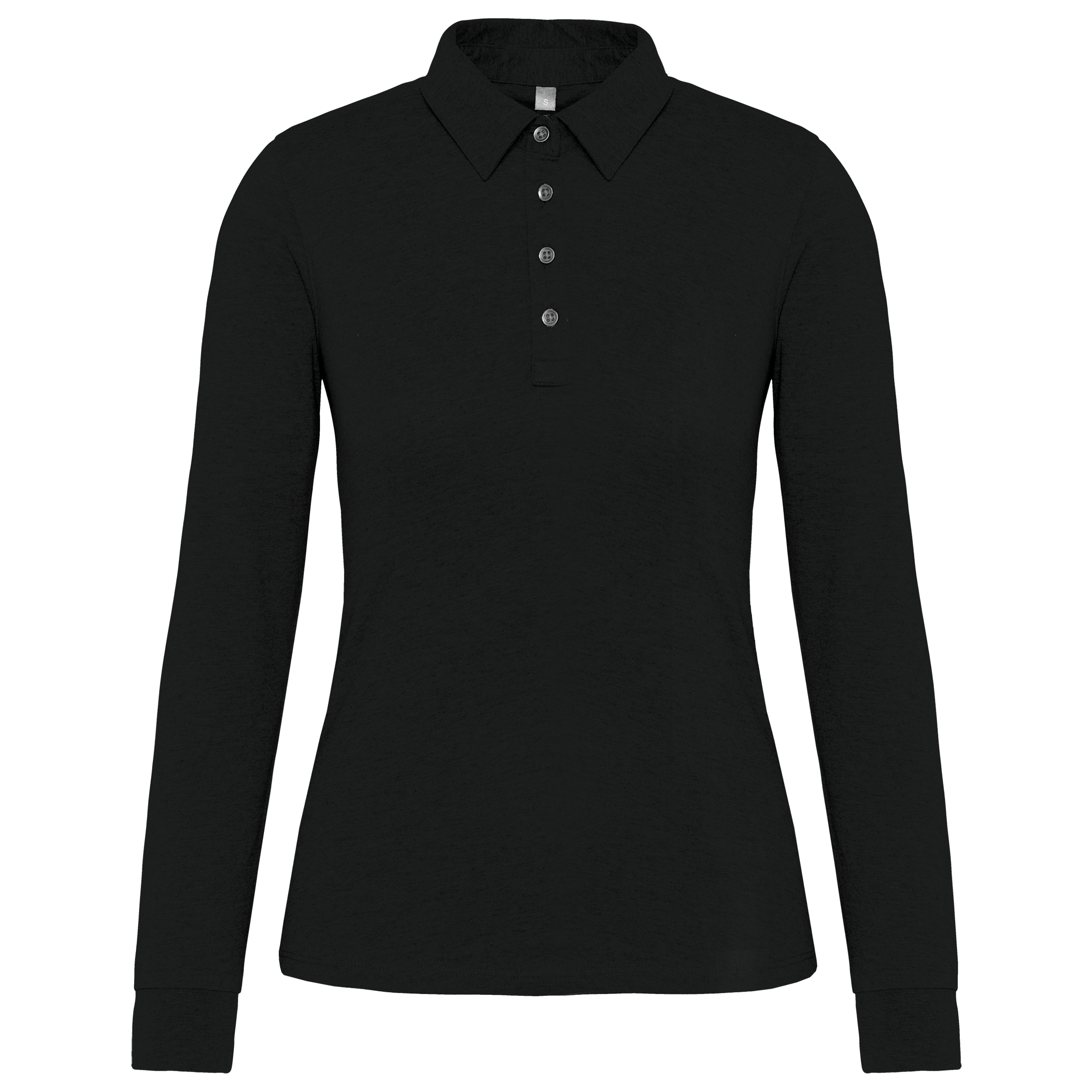 Miniature 13 pour Polo jersey manches longues femme