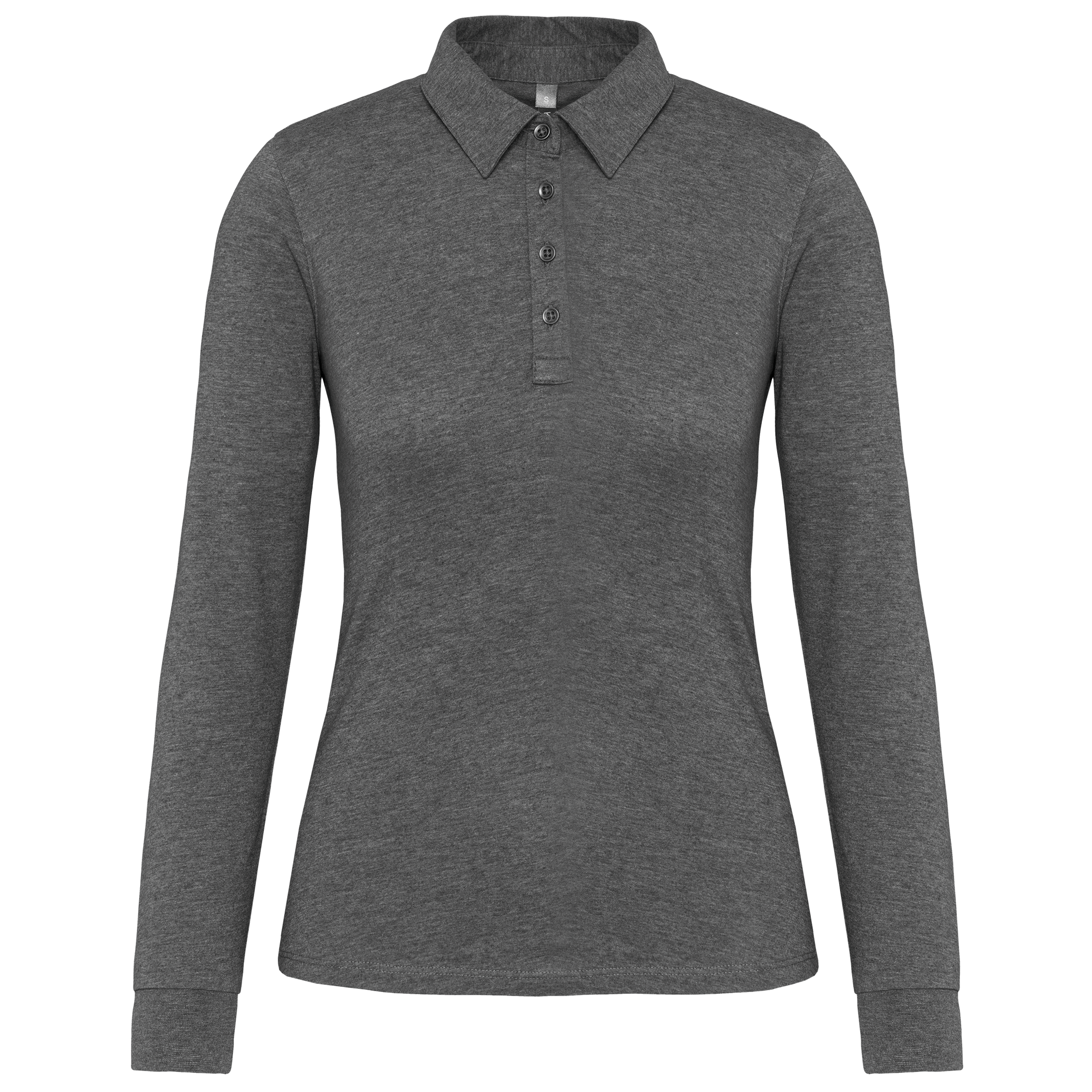 Miniature 14 pour Polo jersey manches longues femme