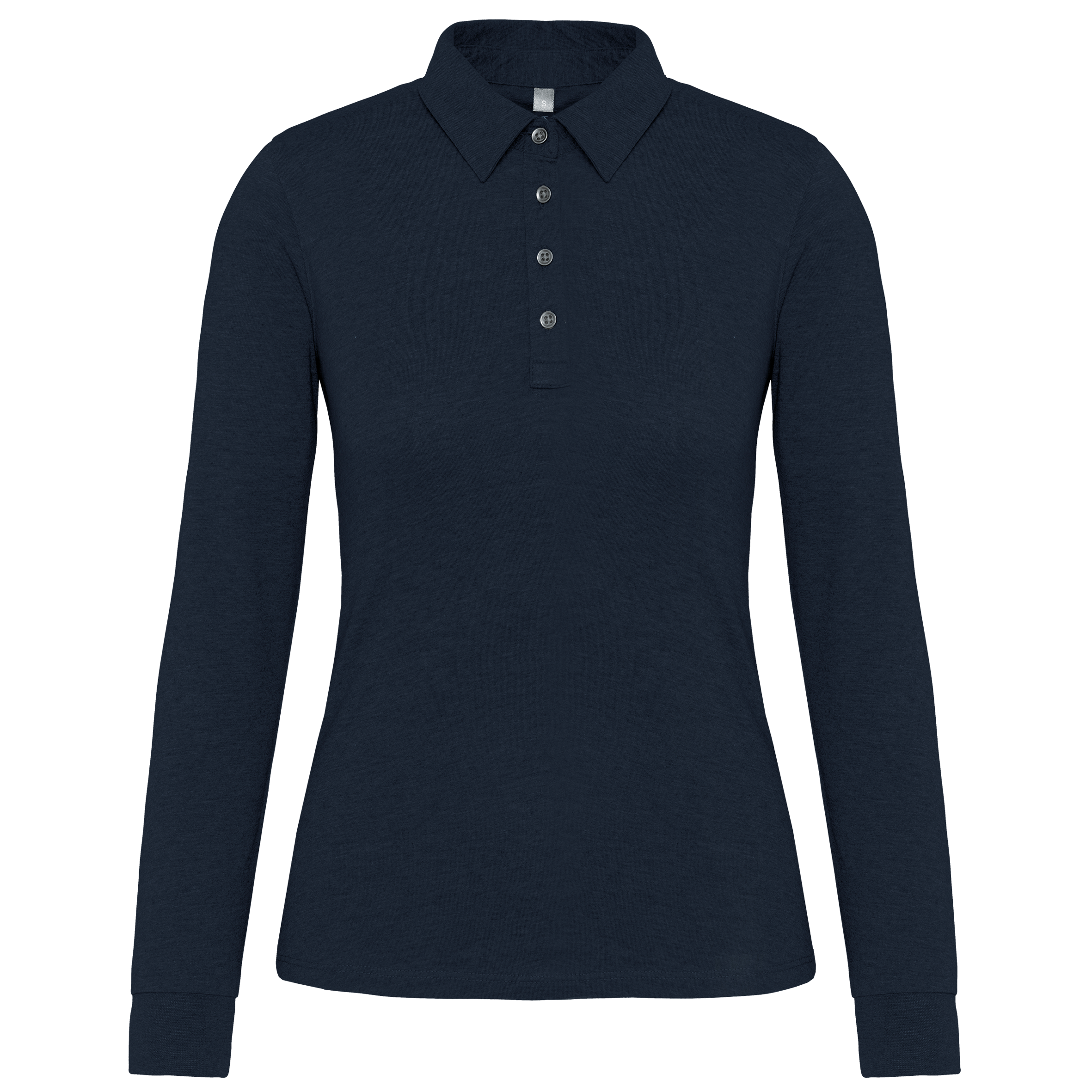 Miniature 15 pour Polo jersey manches longues femme