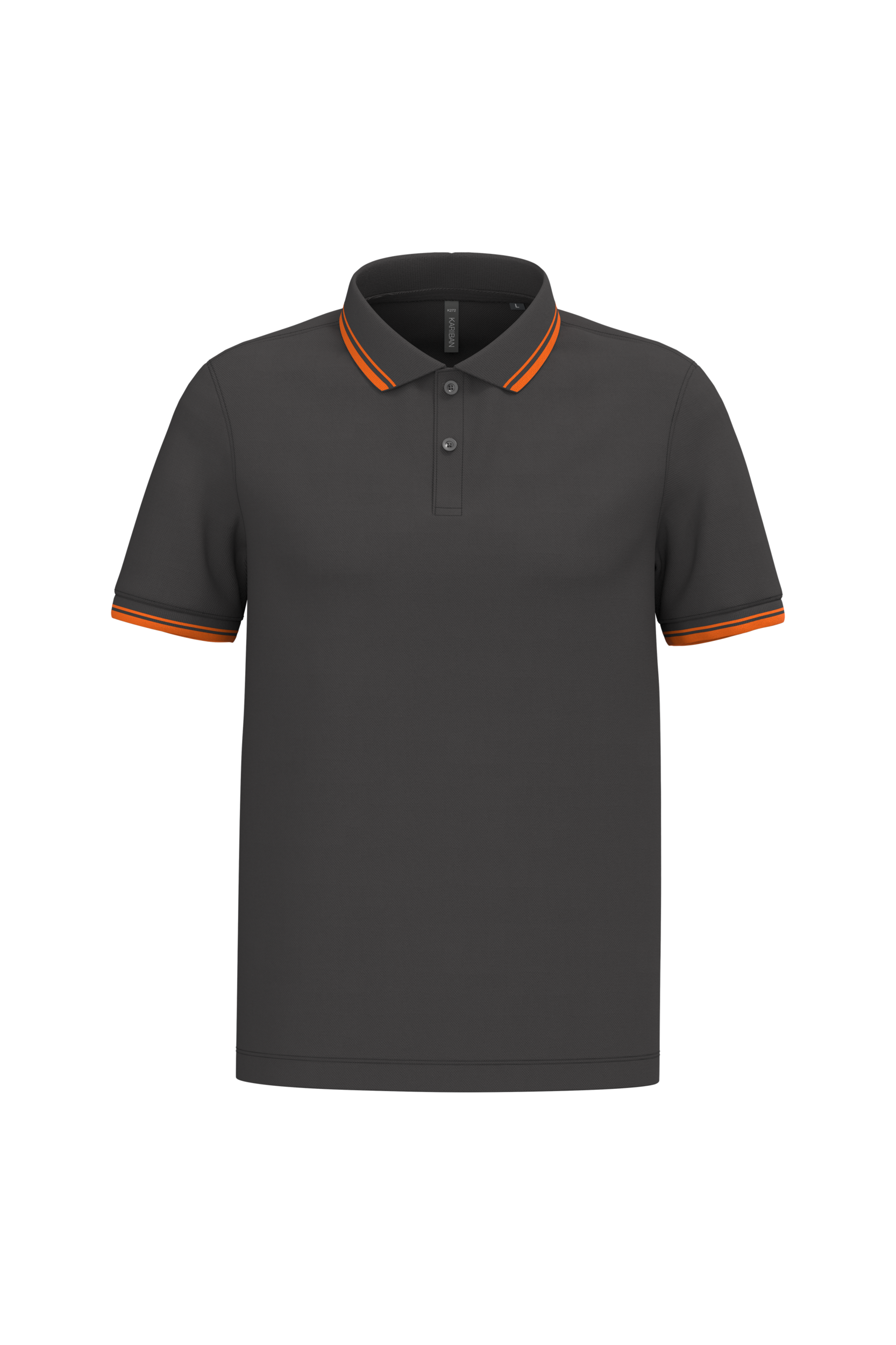 Miniature 16 pour Polo homme manches courtes à liserés contrastés