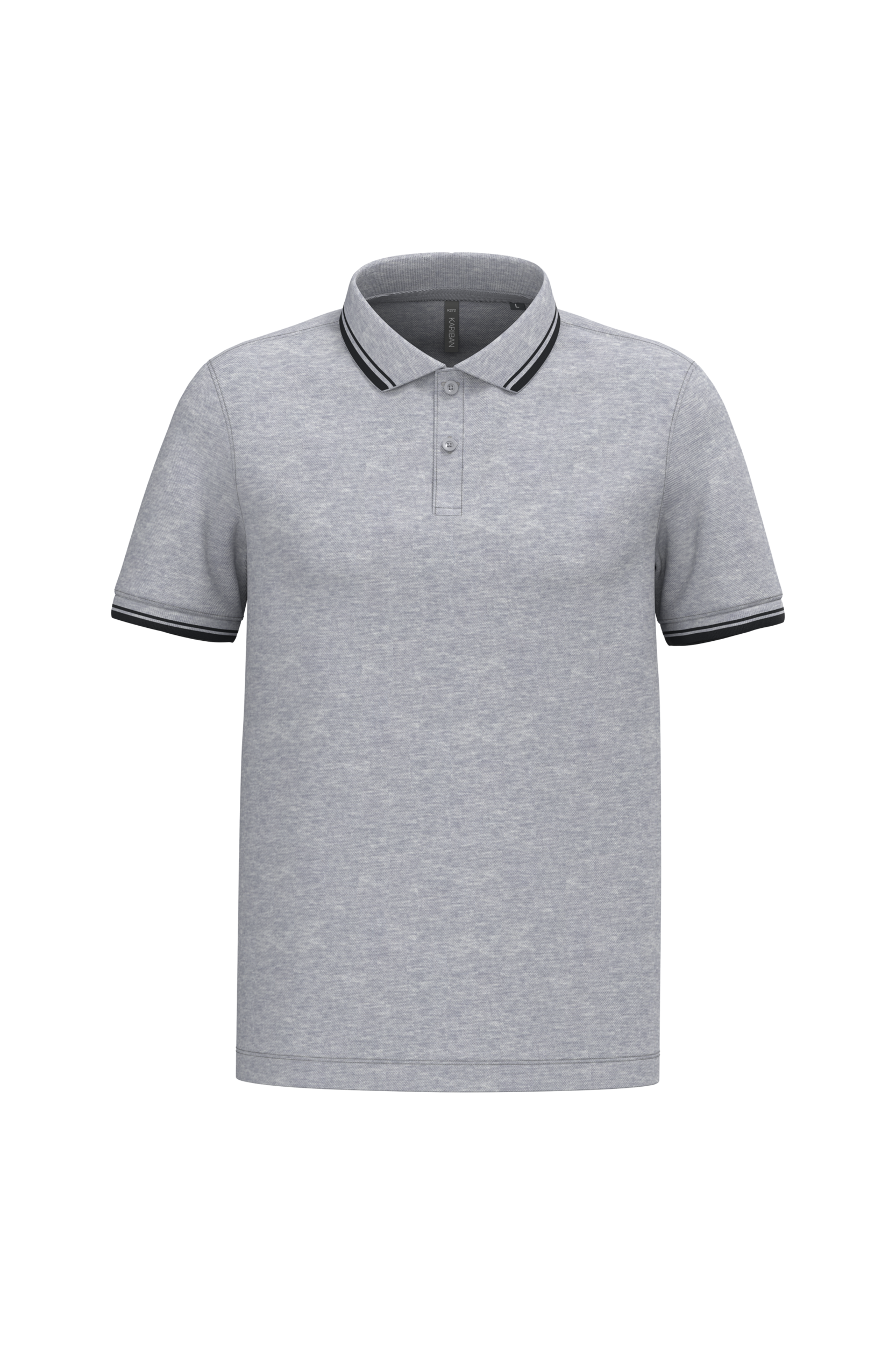 Miniature 18 pour Polo homme manches courtes à liserés contrastés