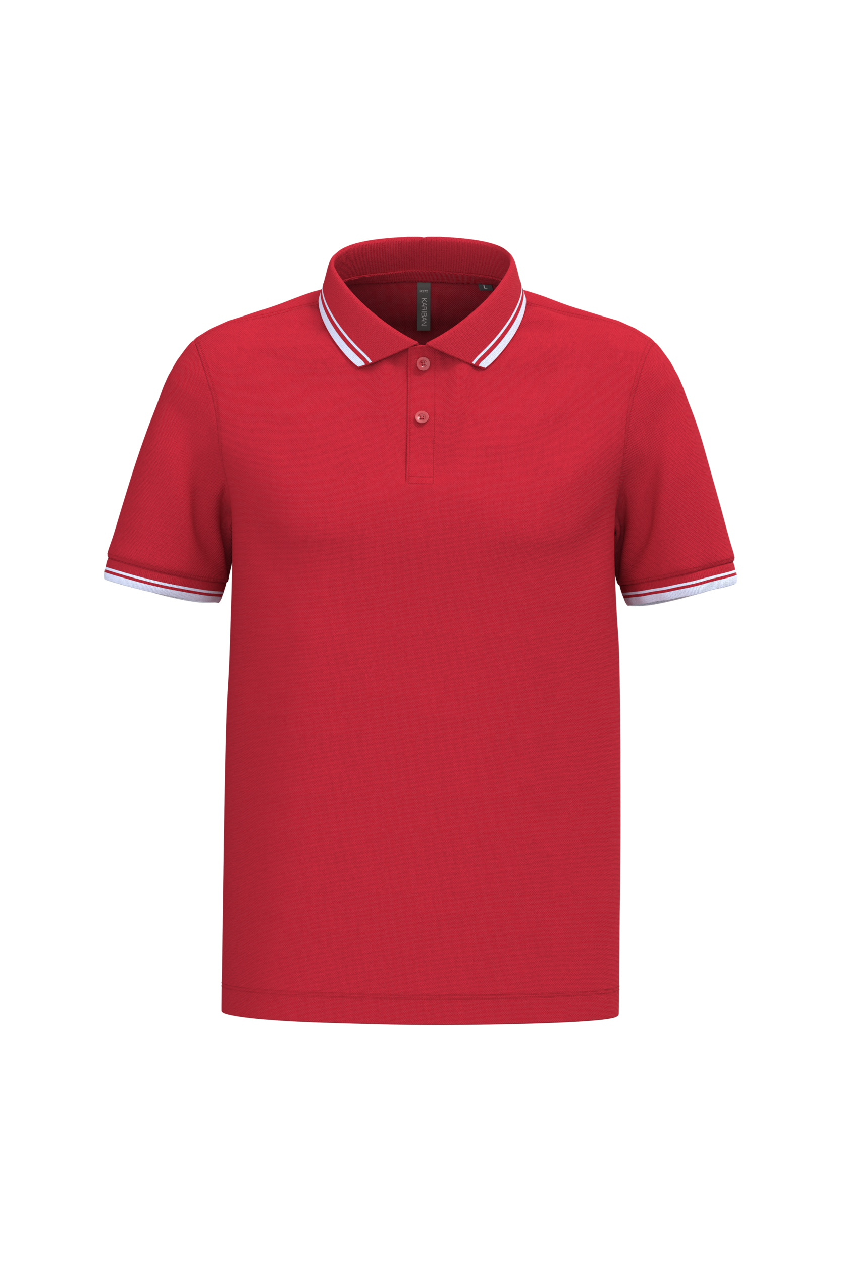 Miniature 19 pour Polo homme manches courtes à liserés contrastés