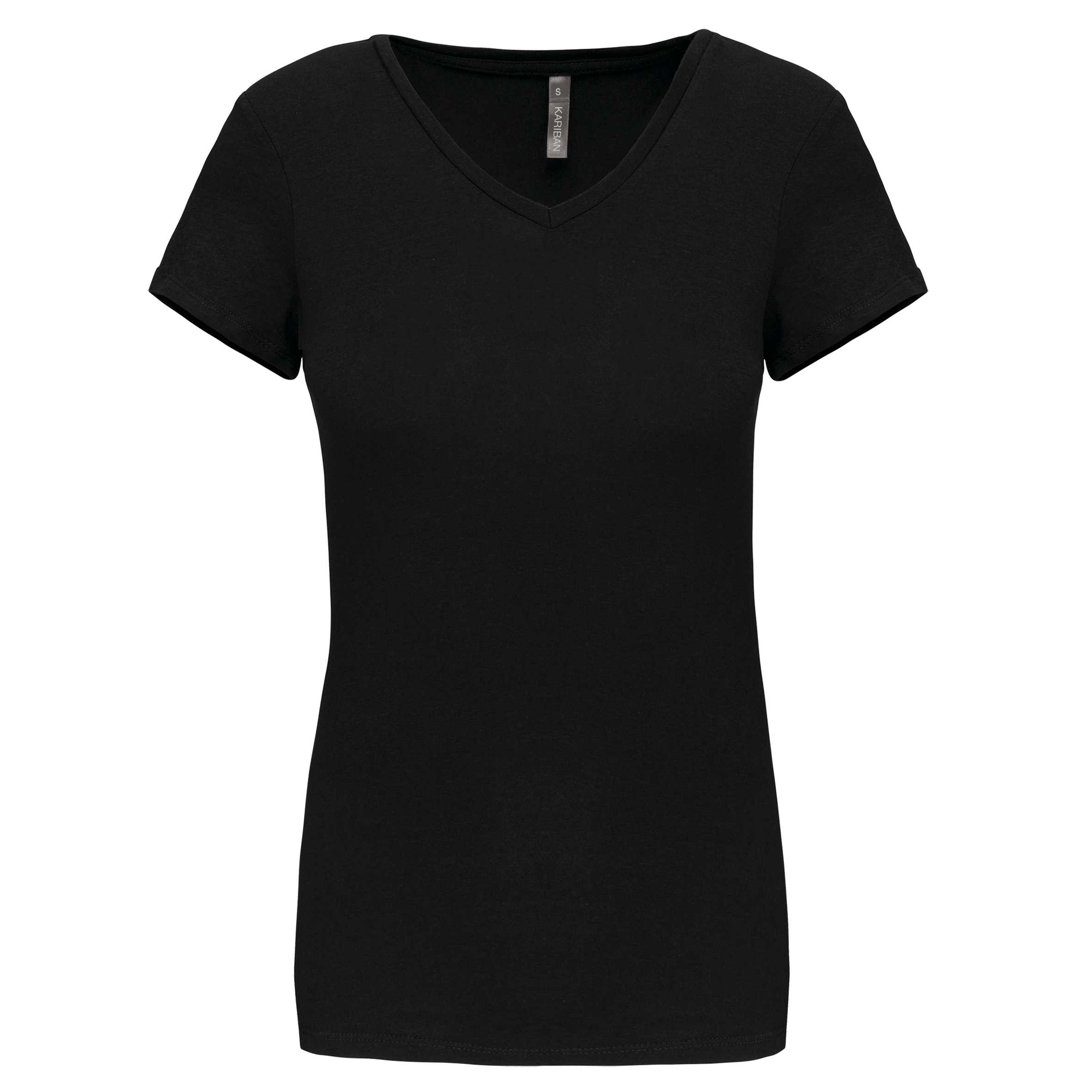 Miniature 12 pour T-shirt col V manches courtes femme