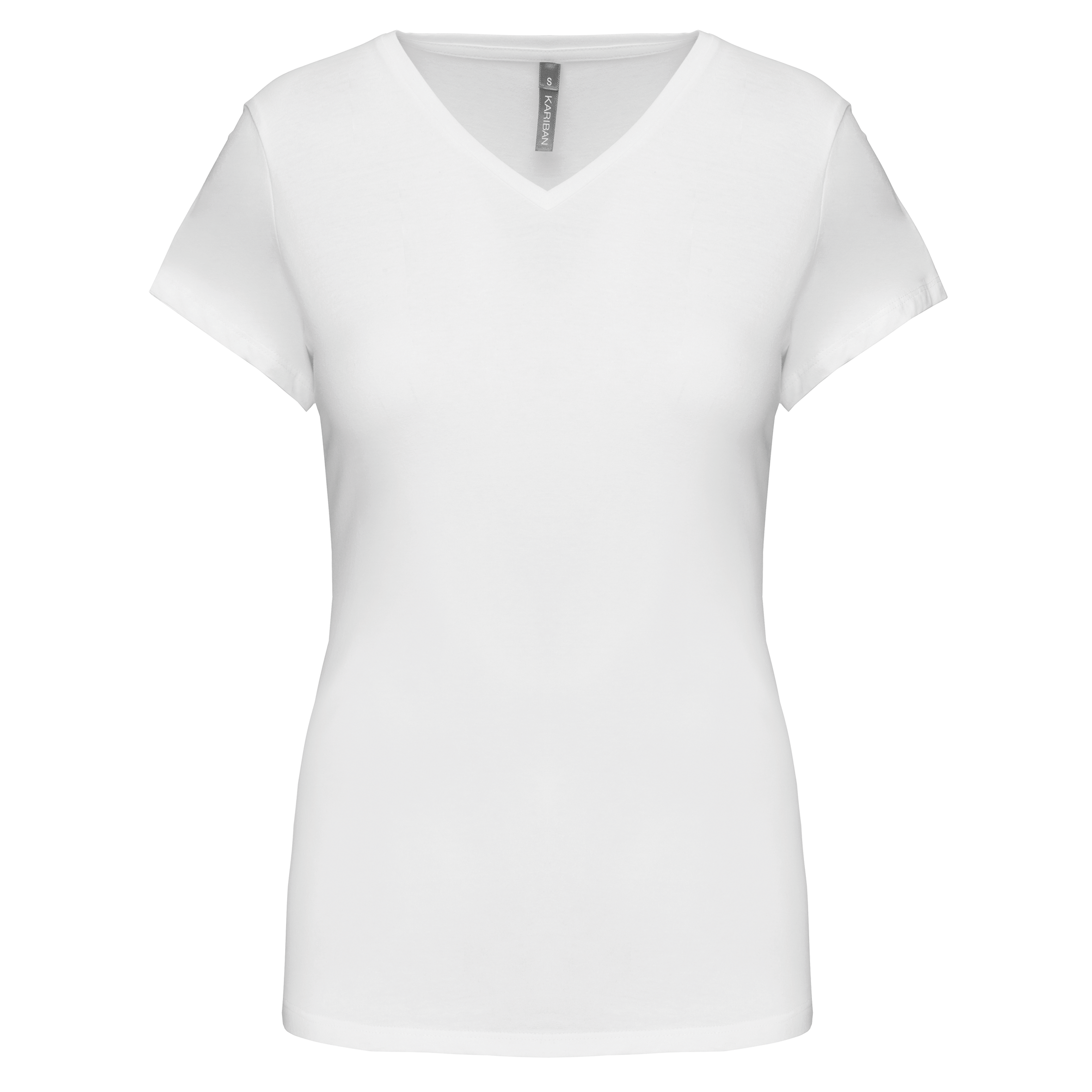 Miniature 15 pour T-shirt col V manches courtes femme