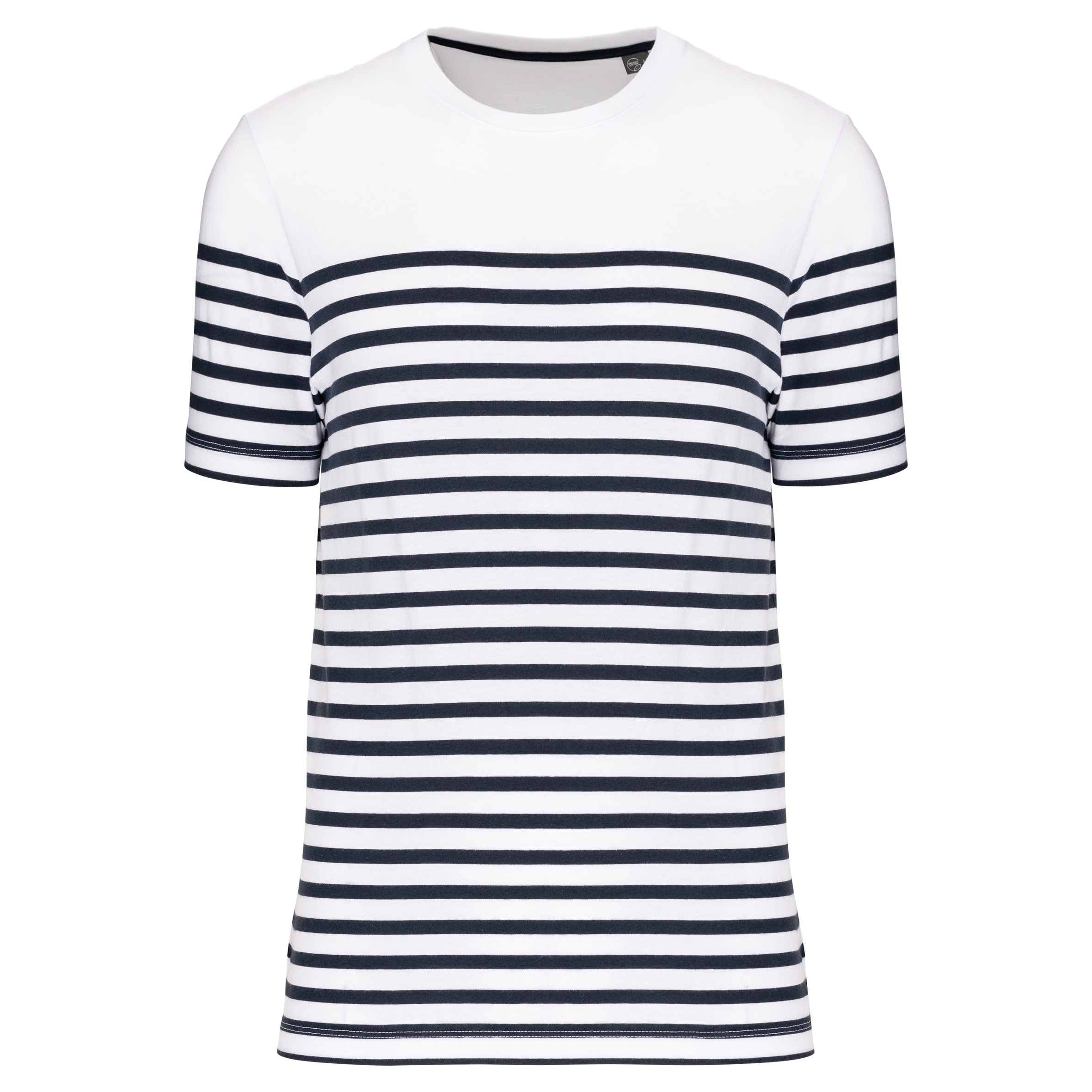 Miniature 14 pour T-shirt marin col rond Bio homme