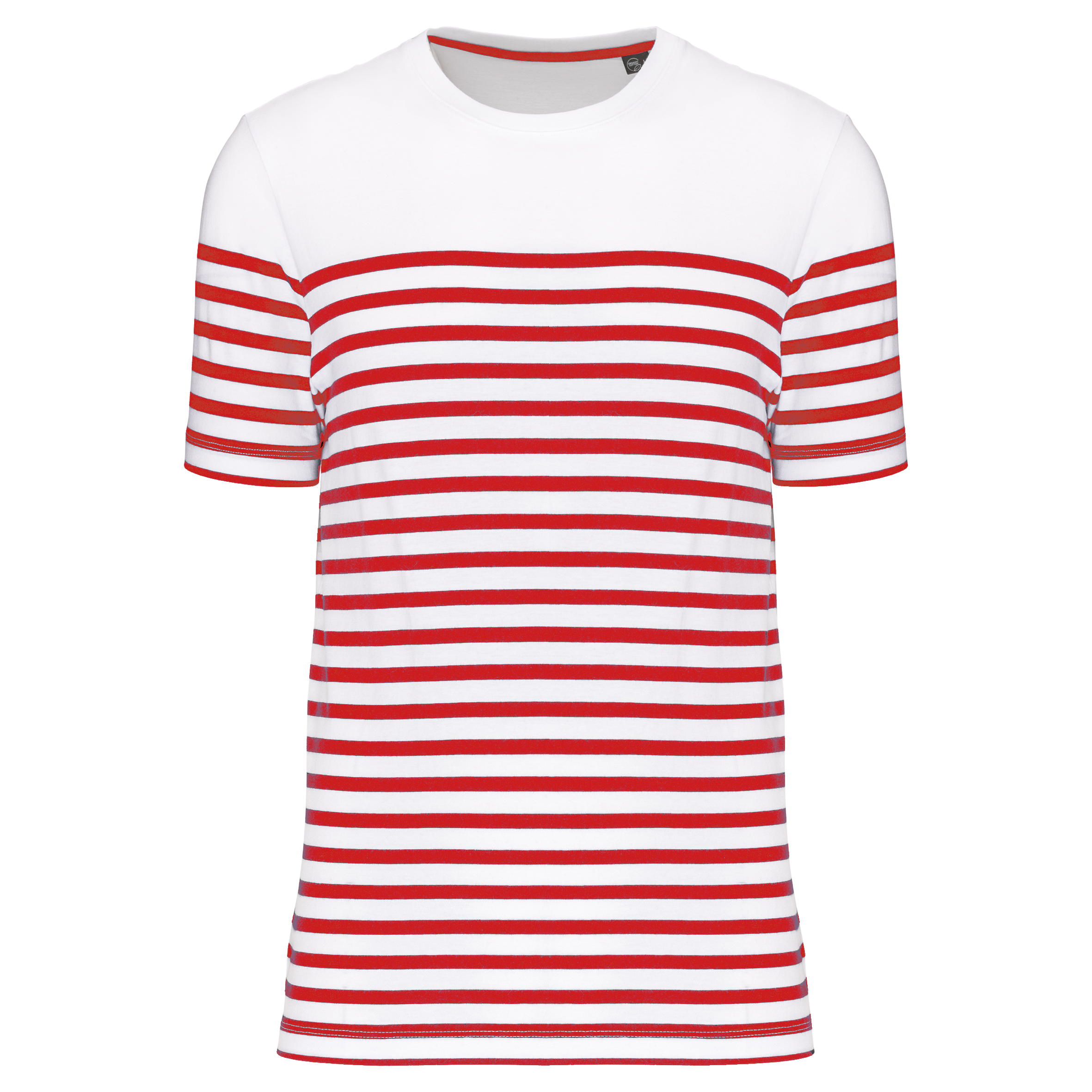 Miniature 15 pour T-shirt marin col rond Bio homme