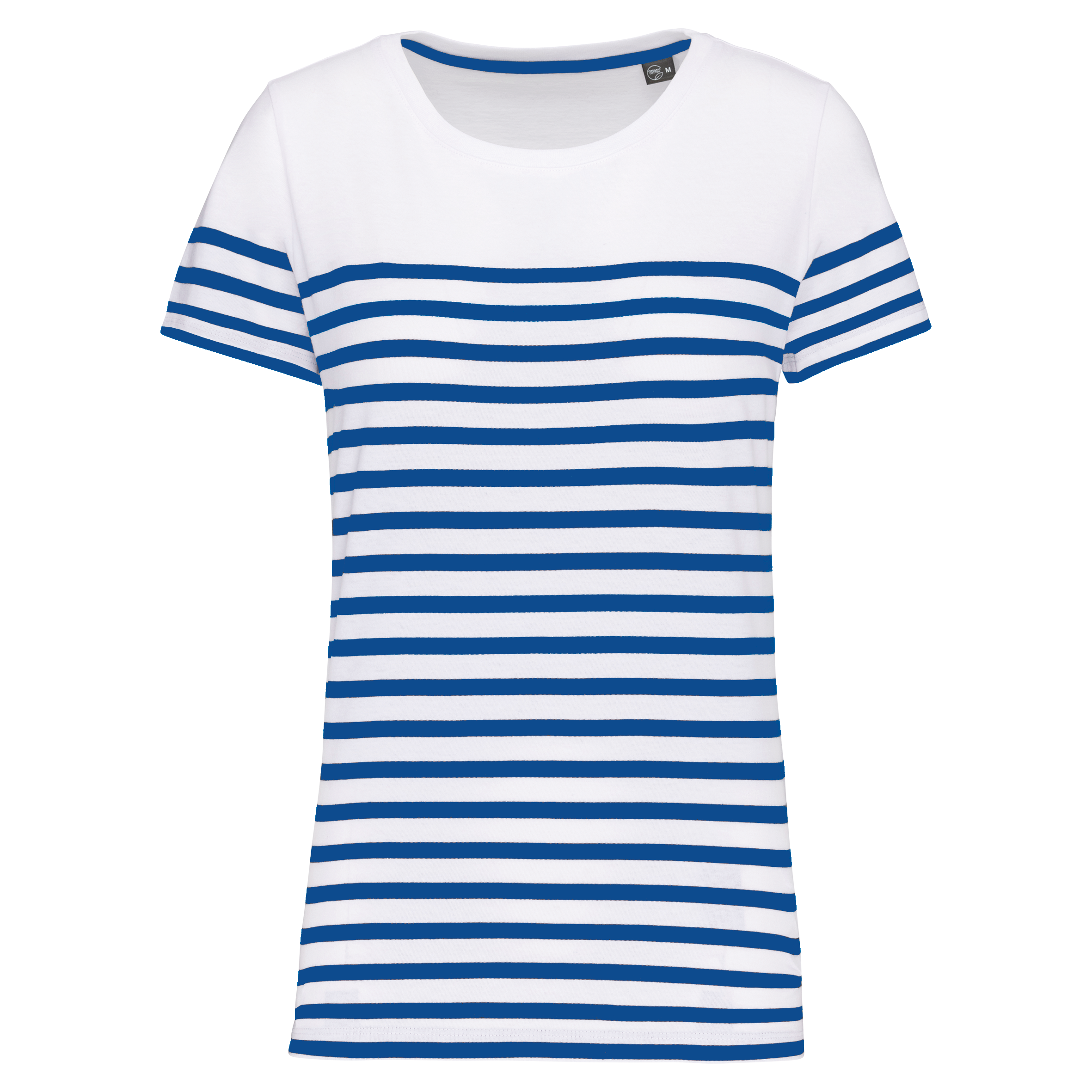 Miniature 16 pour T-shirt marin col rond Bio femme