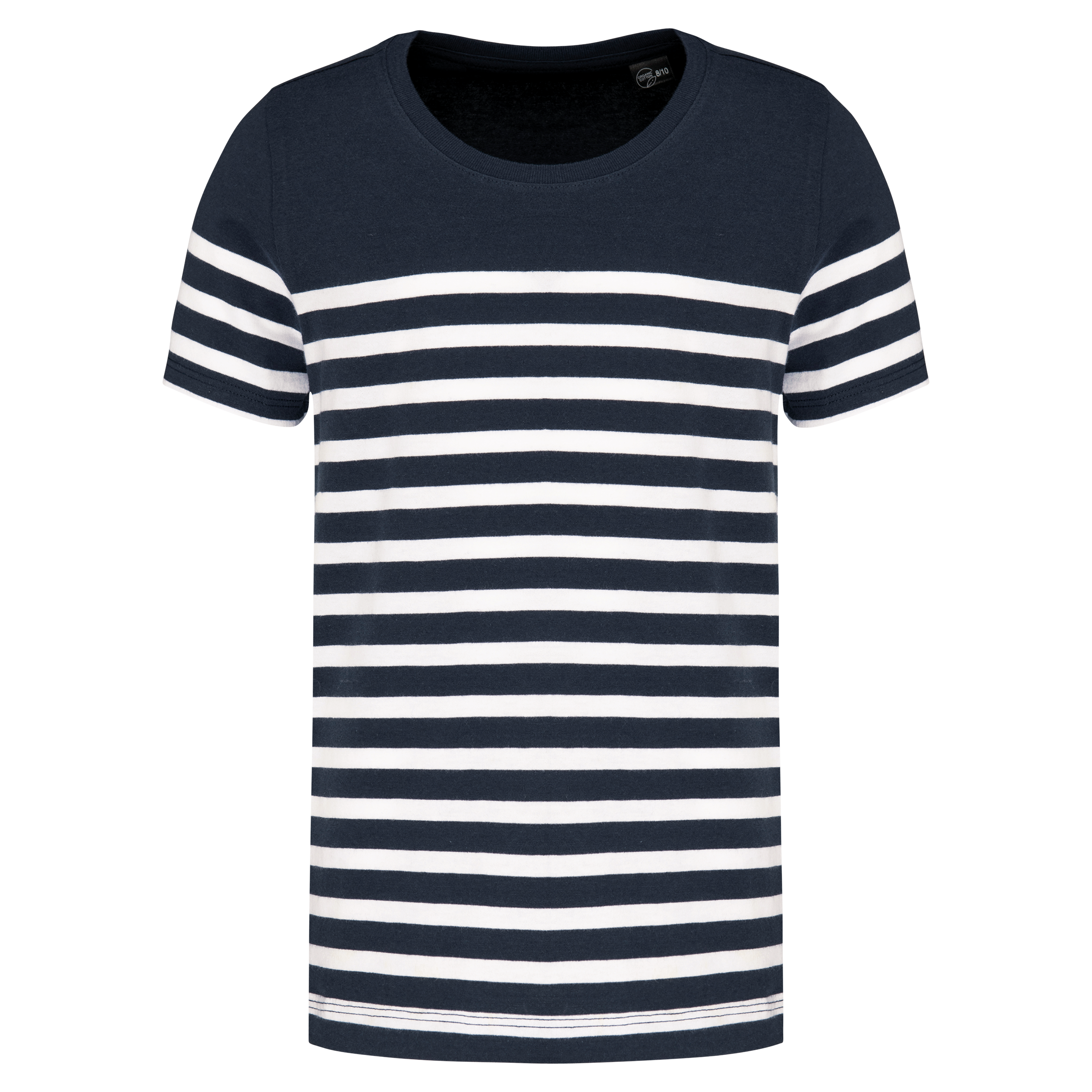 Miniature 4 pour T-shirt marin col rond Bio enfant