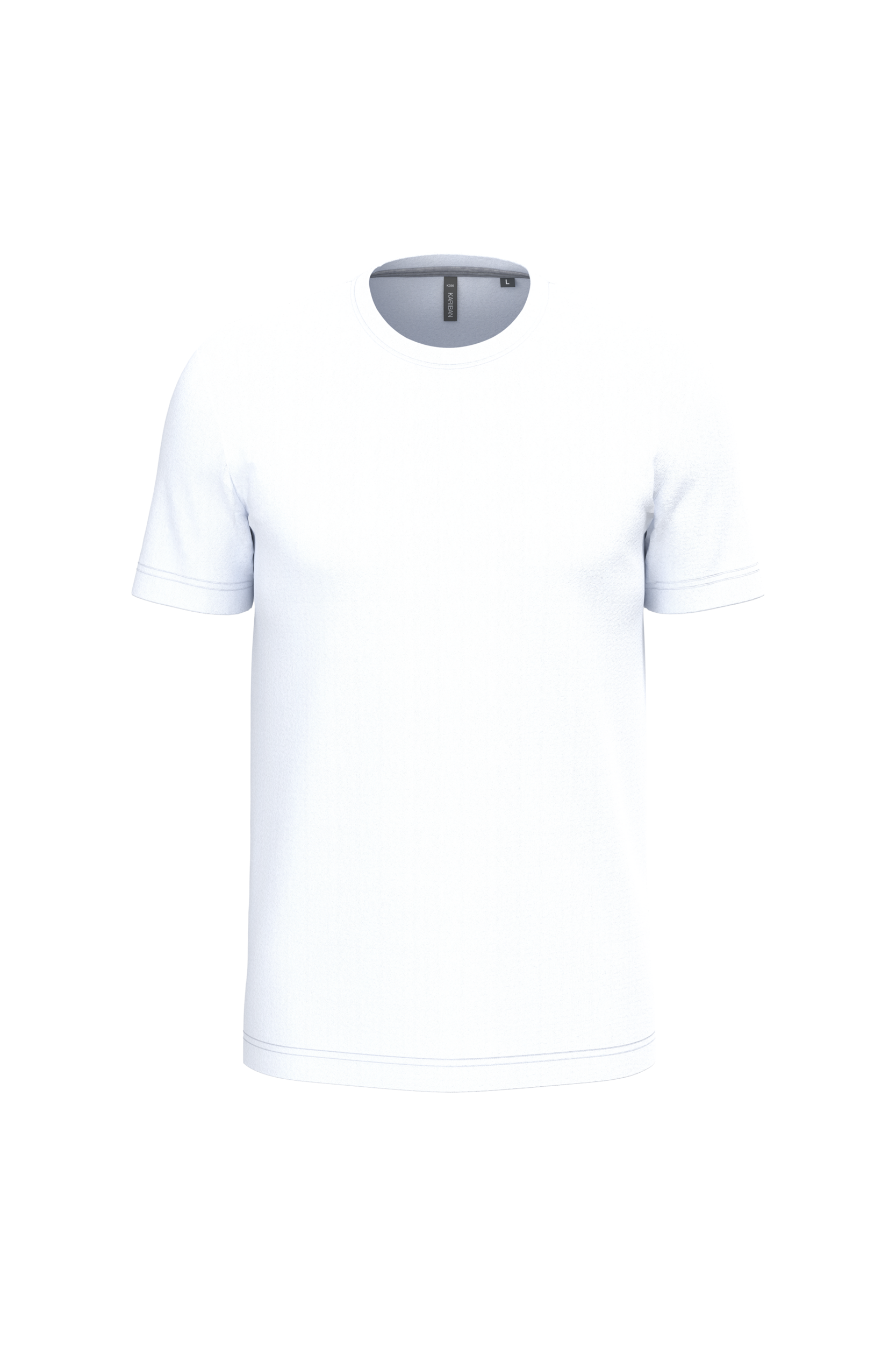 Miniature 25 pour T-shirt col rond manches courtes homme