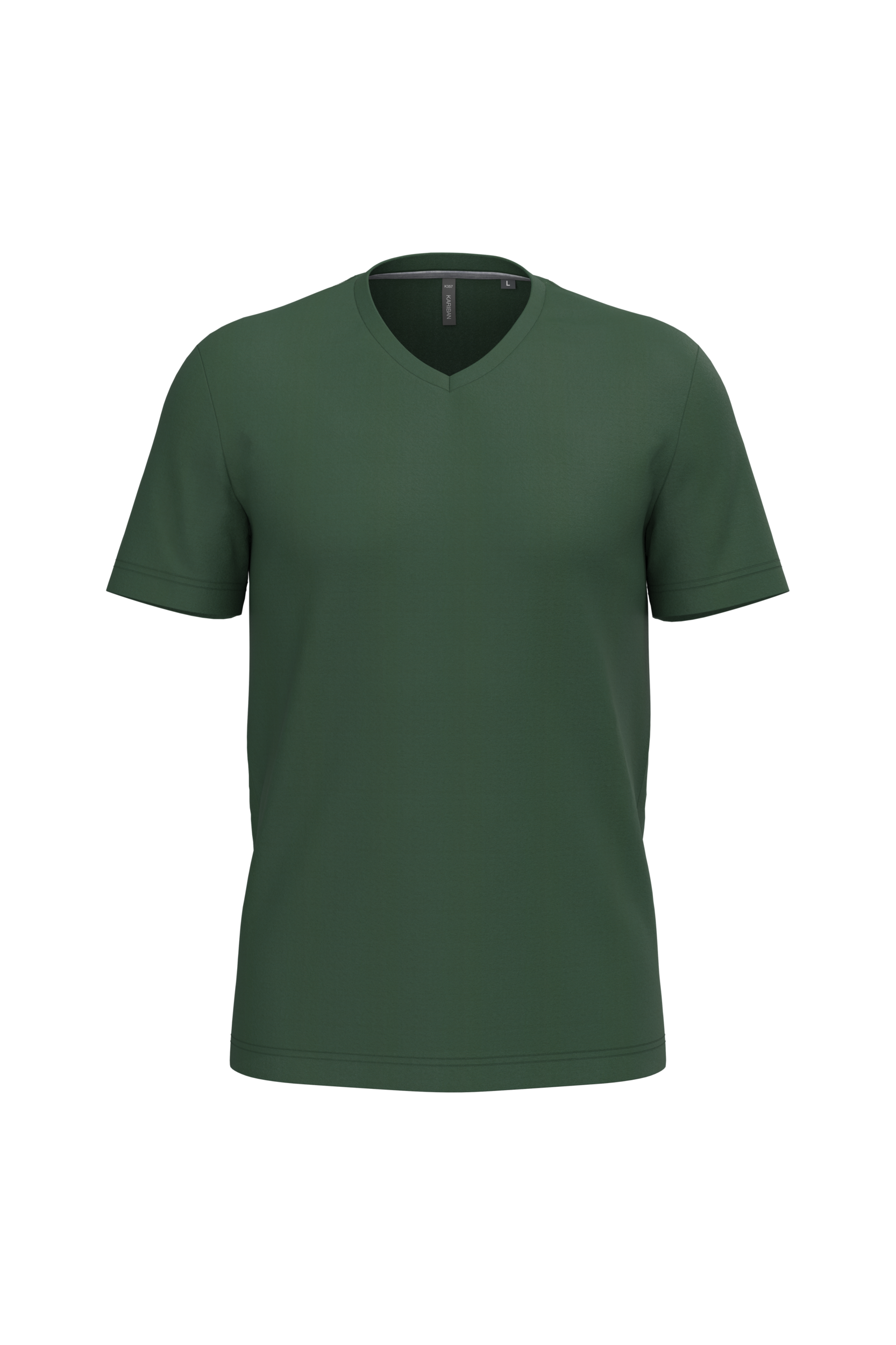 Miniature 12 pour T-shirt col V manches courtes homme