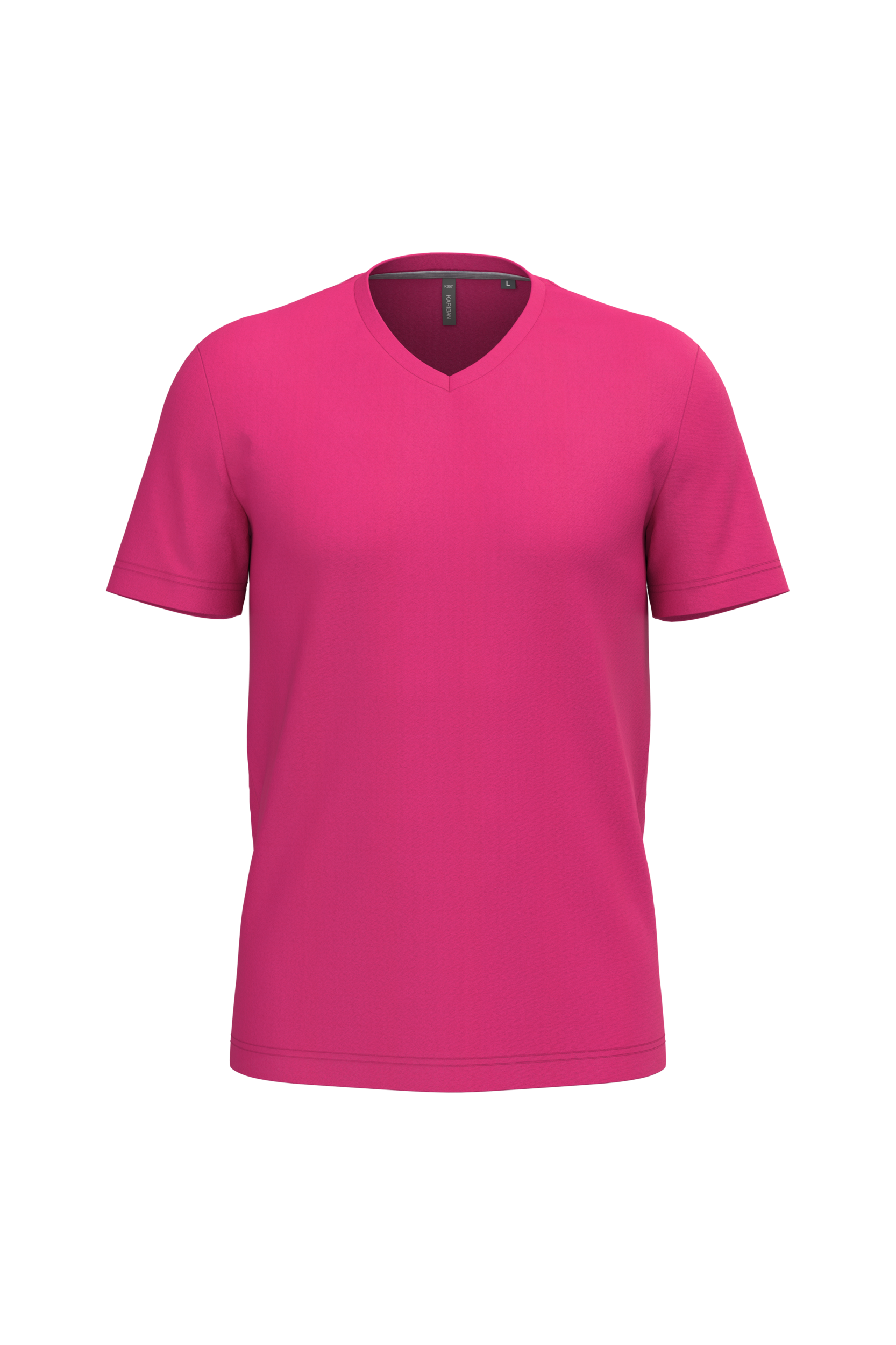 Miniature 13 pour T-shirt col V manches courtes homme