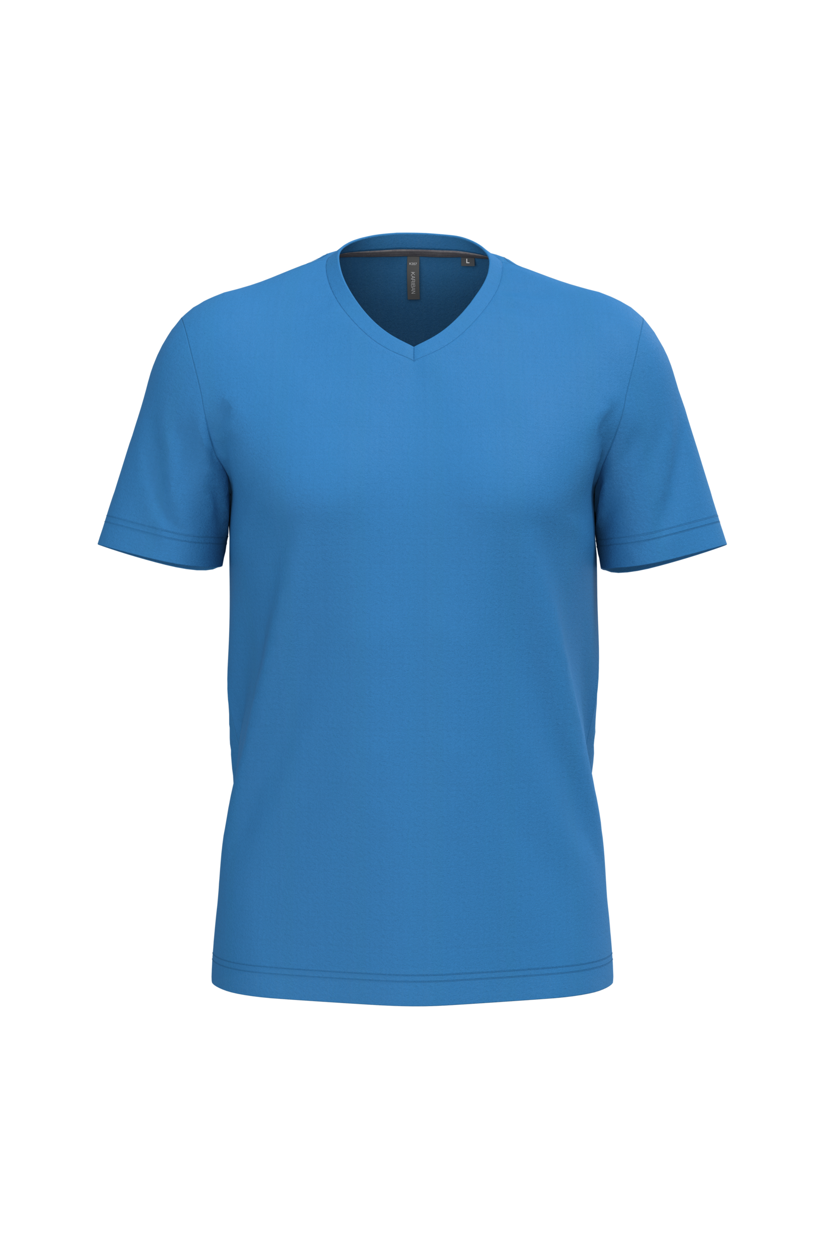 Miniature 15 pour T-shirt col V manches courtes homme