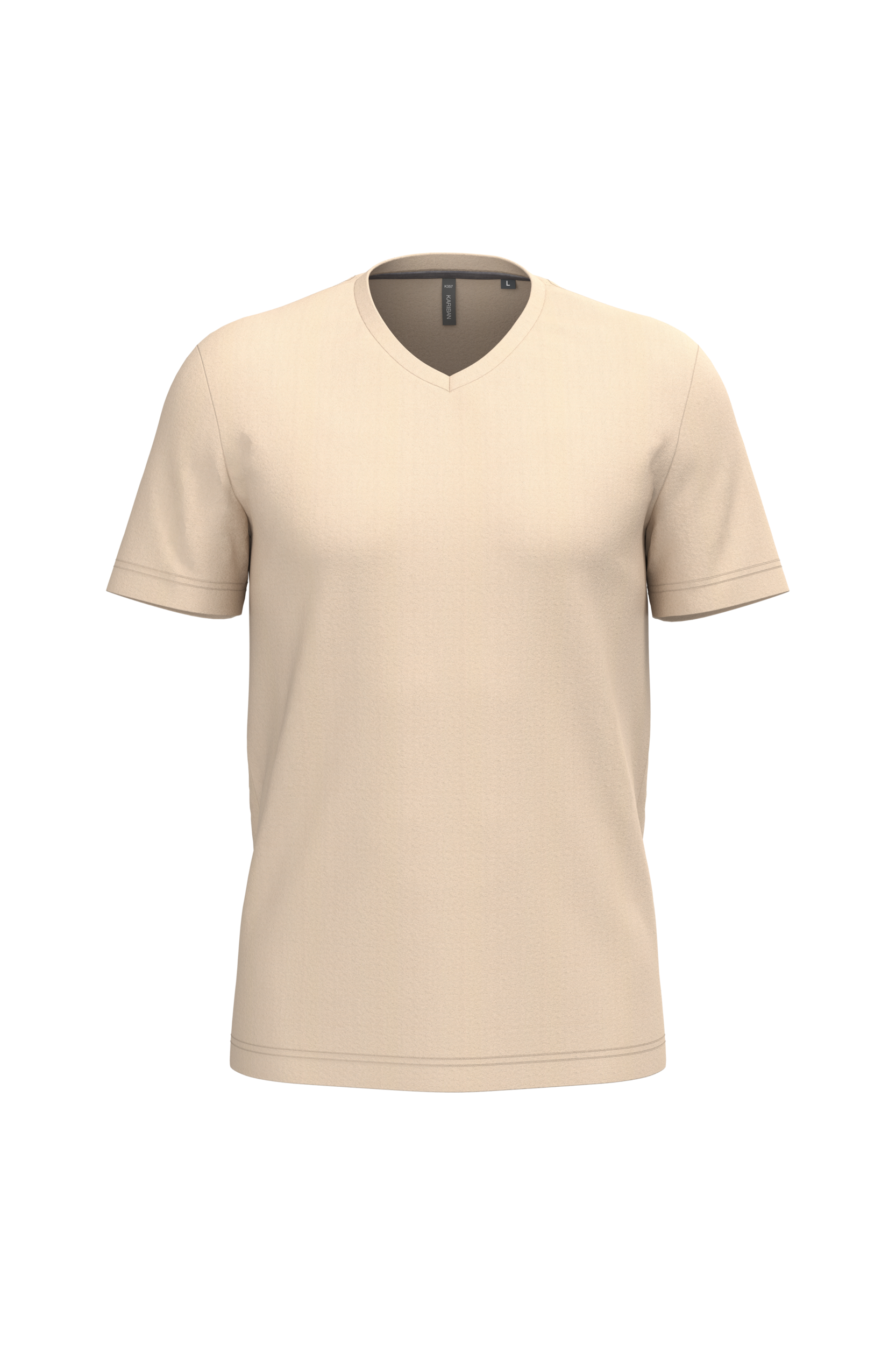 Miniature 16 pour T-shirt col V manches courtes homme