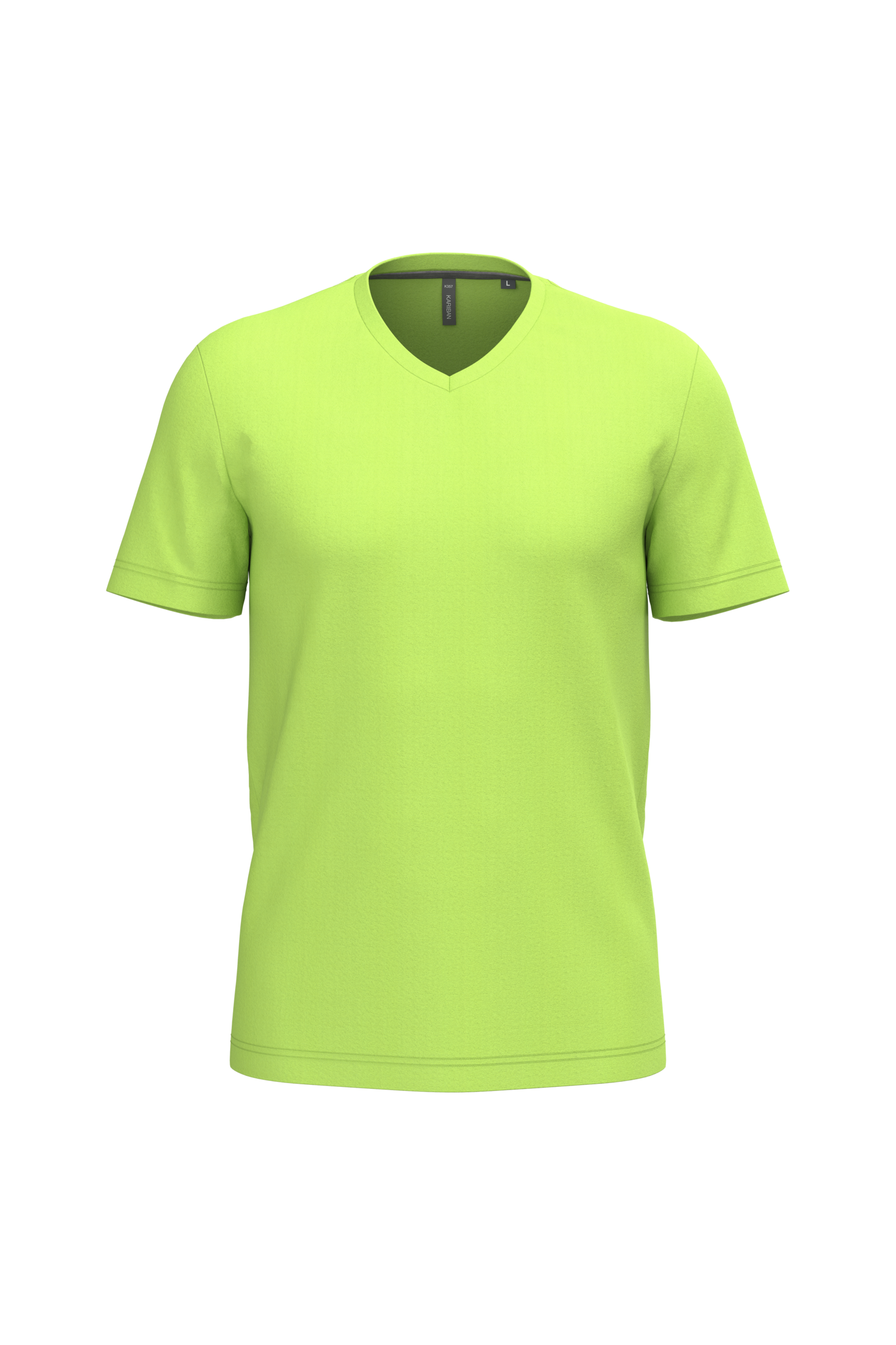 Miniature 17 pour T-shirt col V manches courtes homme