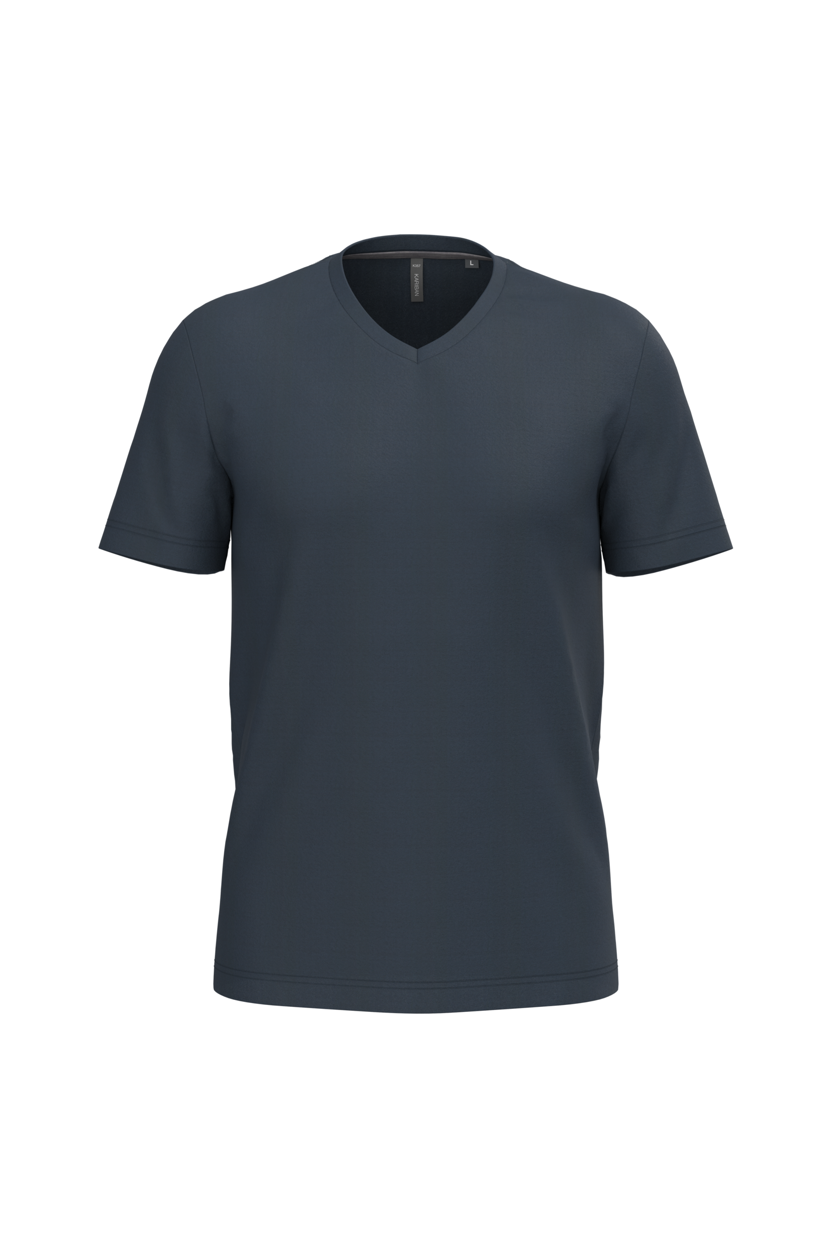 Miniature 18 pour T-shirt col V manches courtes homme