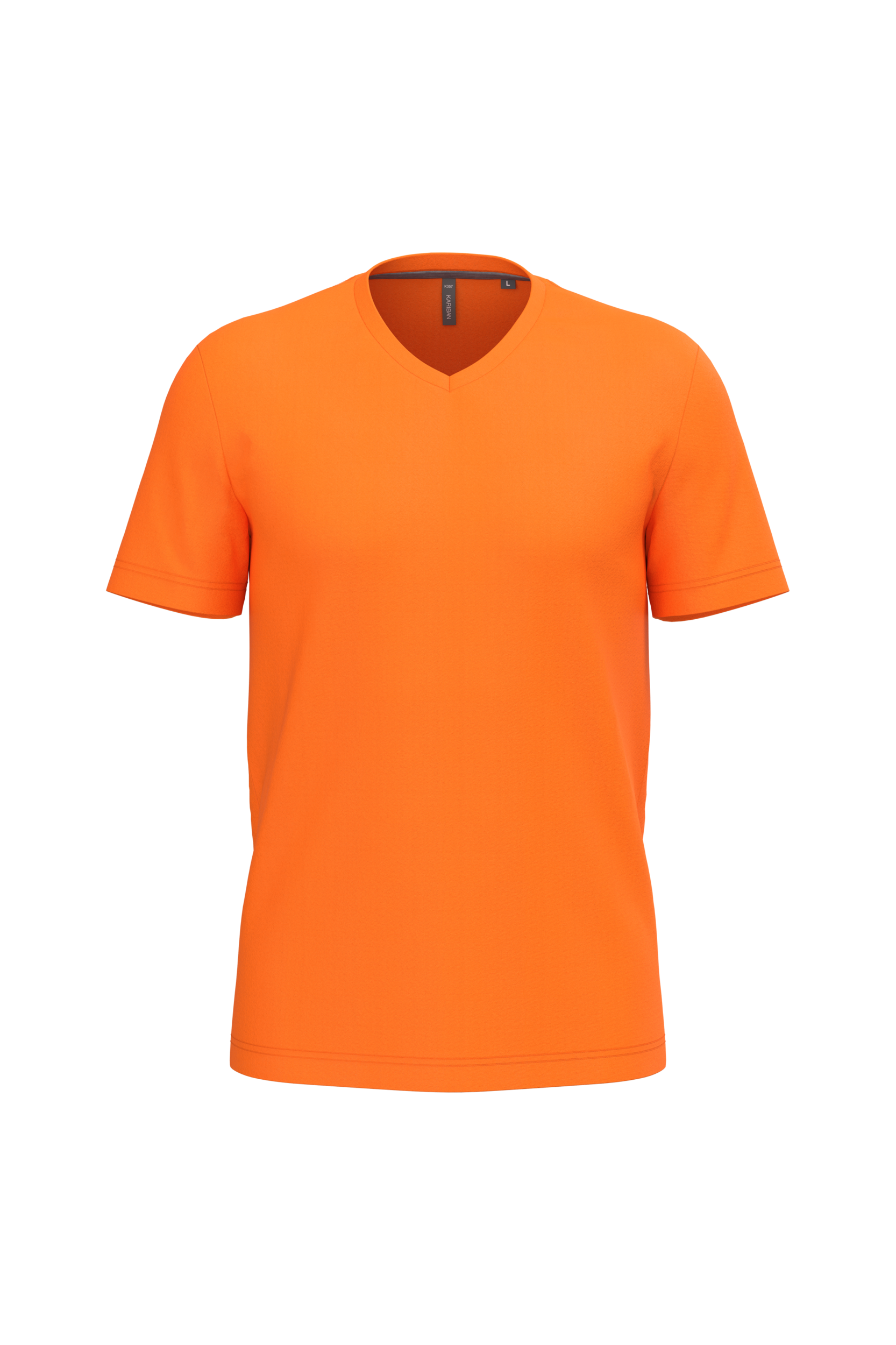Miniature 19 pour T-shirt col V manches courtes homme