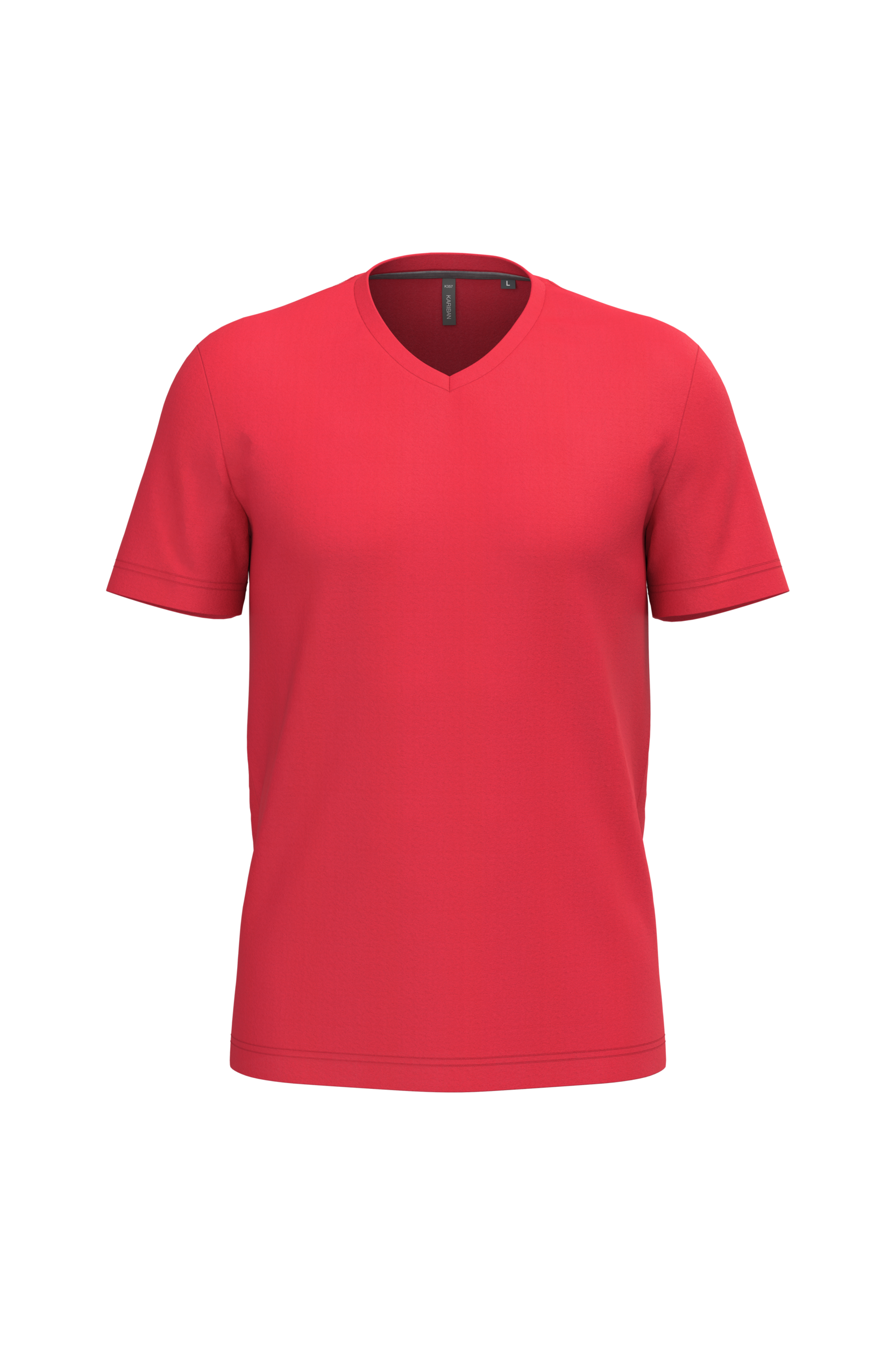 Miniature 22 pour T-shirt col V manches courtes homme