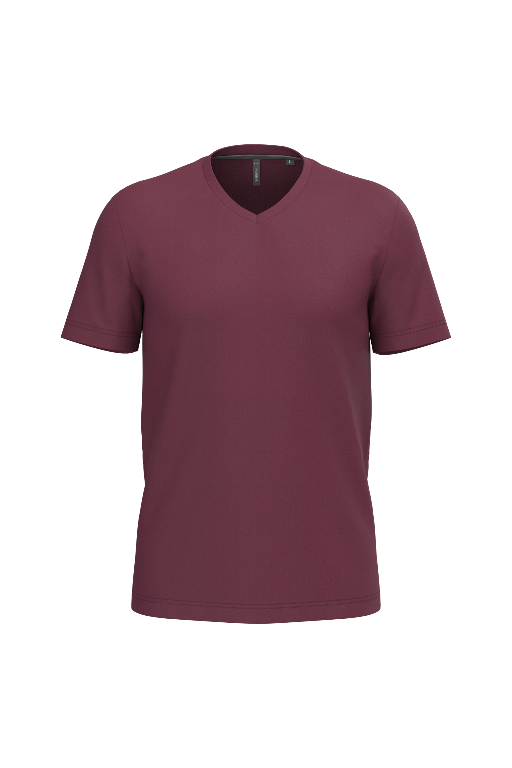 Miniature 26 pour T-shirt col V manches courtes homme