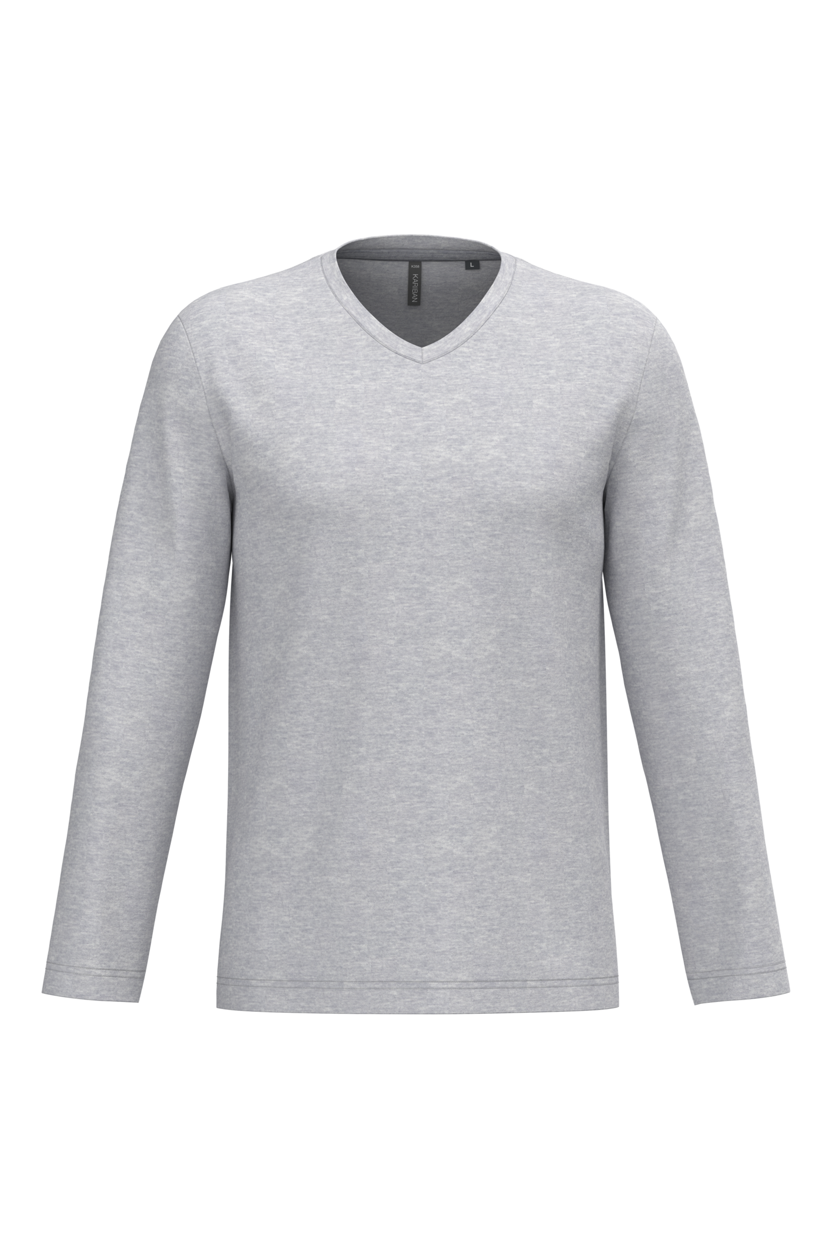 Miniature 7 pour T-shirt col V manches longues homme