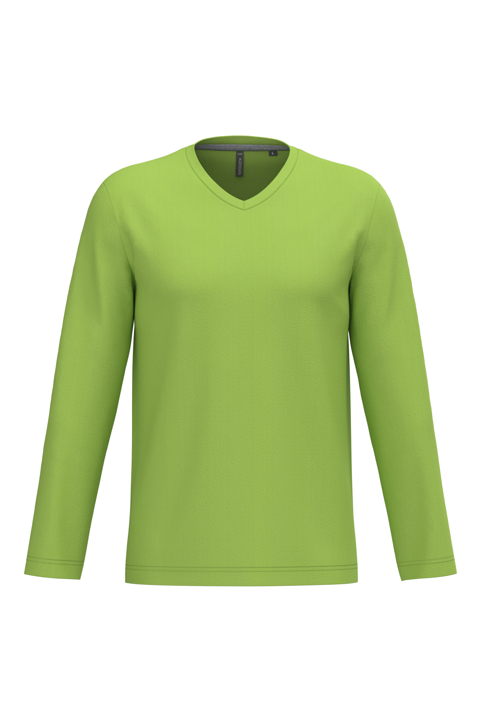 Miniature 17 pour T-shirt col V manches longues homme