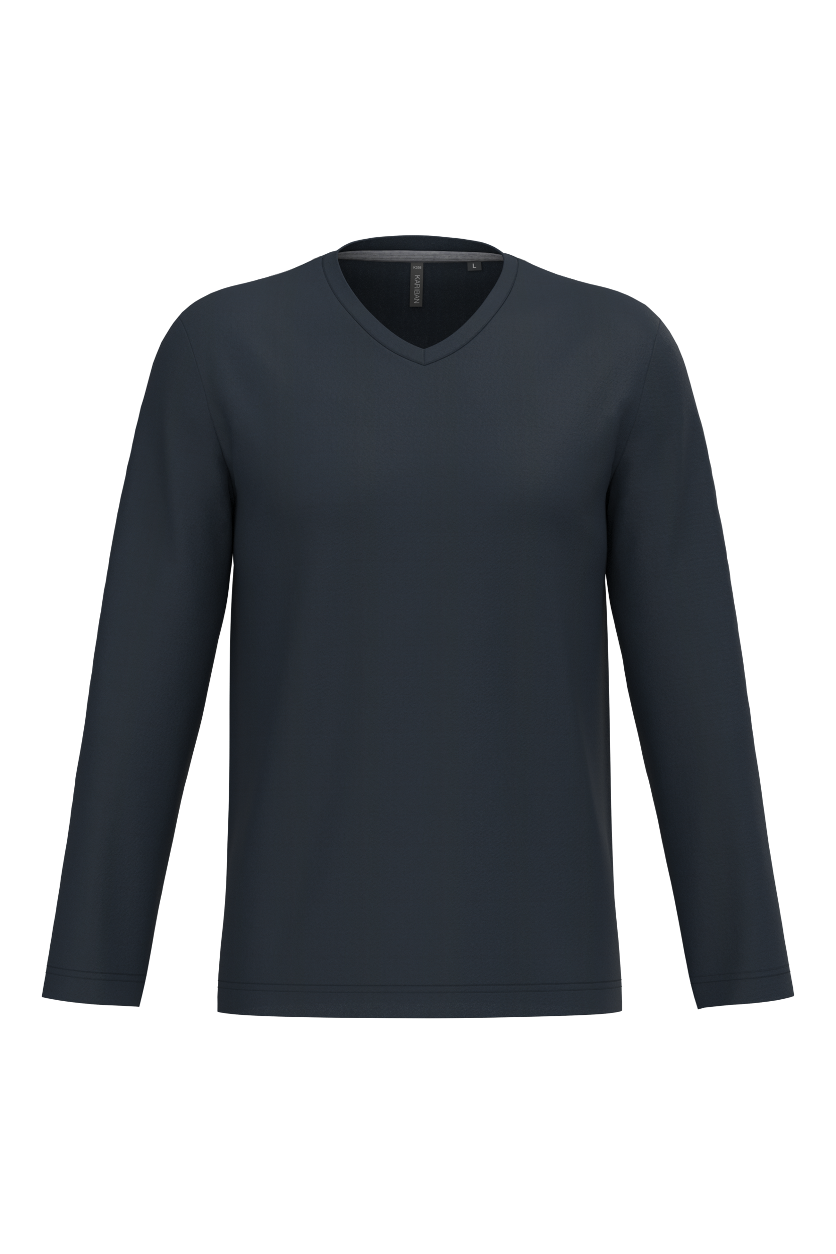 Miniature 18 pour T-shirt col V manches longues homme
