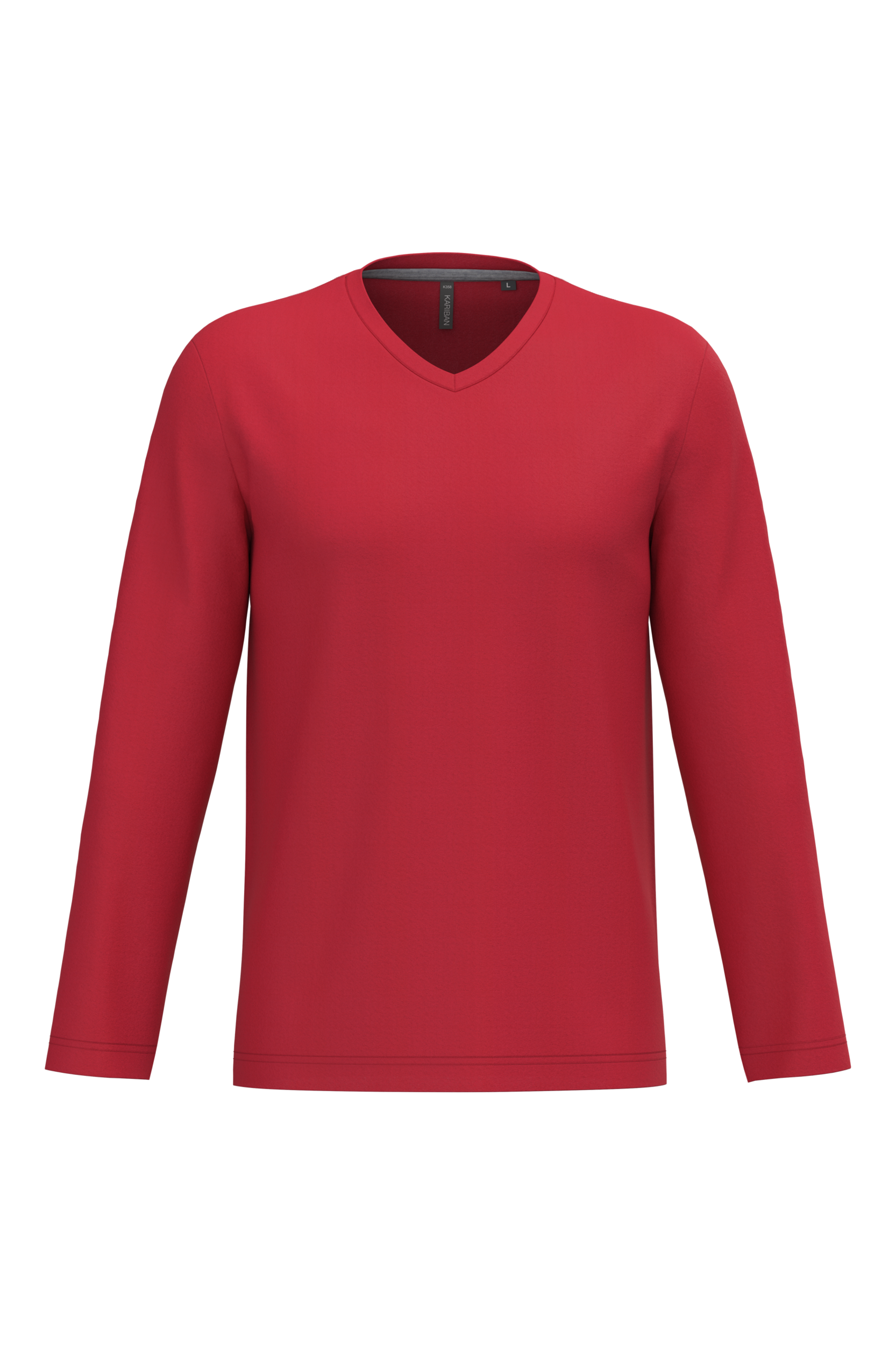 Miniature 22 pour T-shirt col V manches longues homme